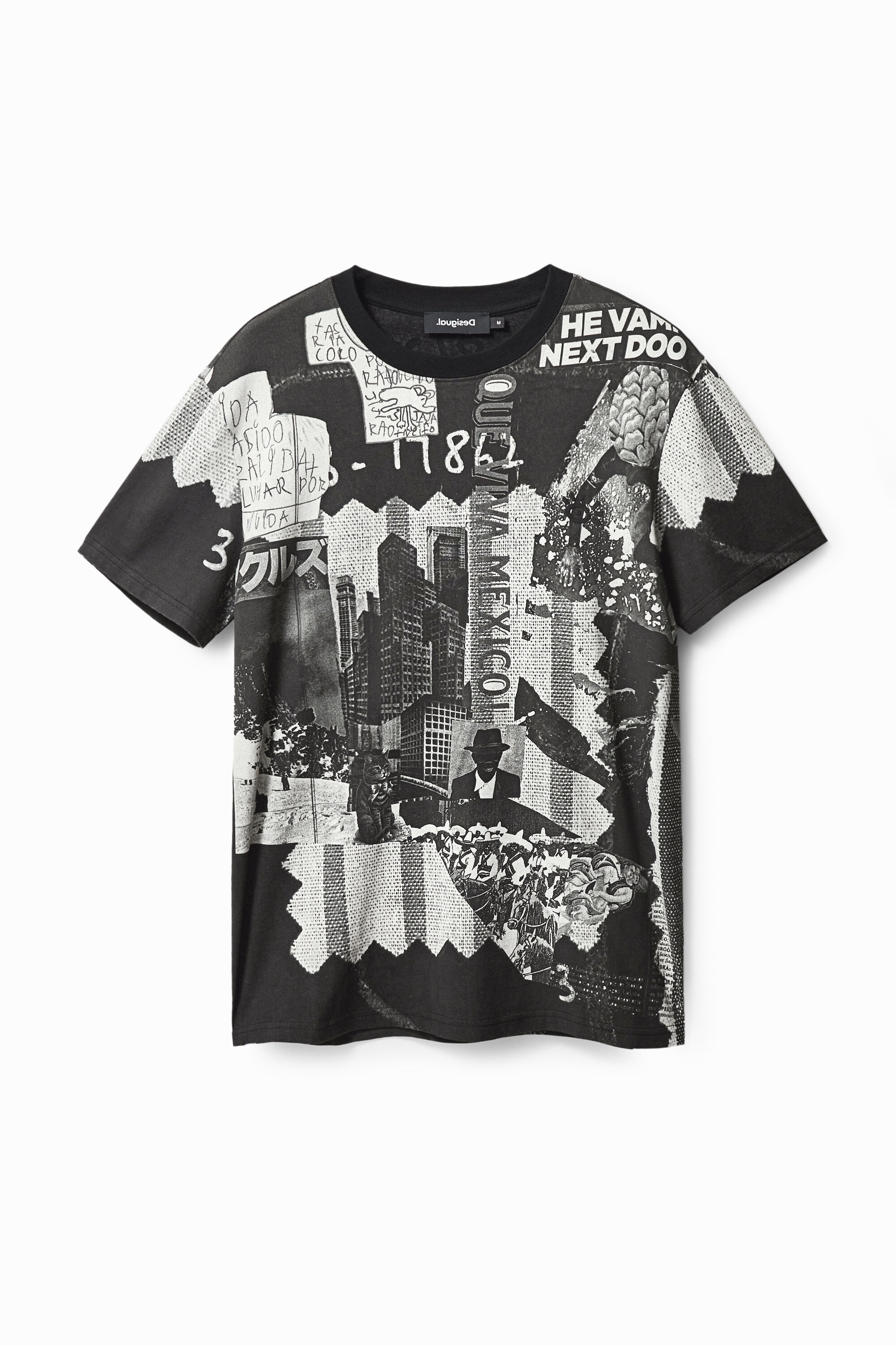 Camiseta manga corta collage