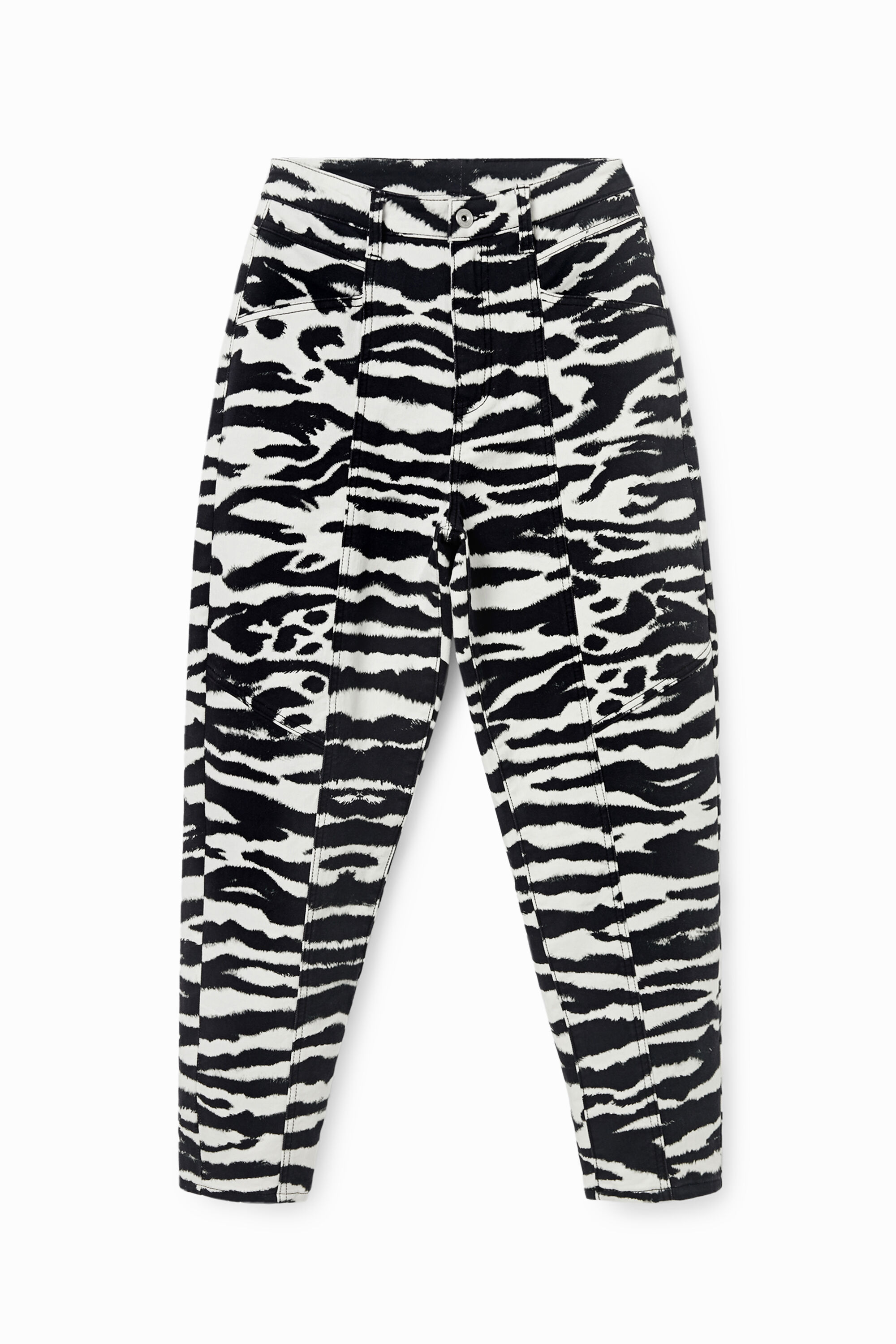 Pantal&oacute;n largo tiro alto