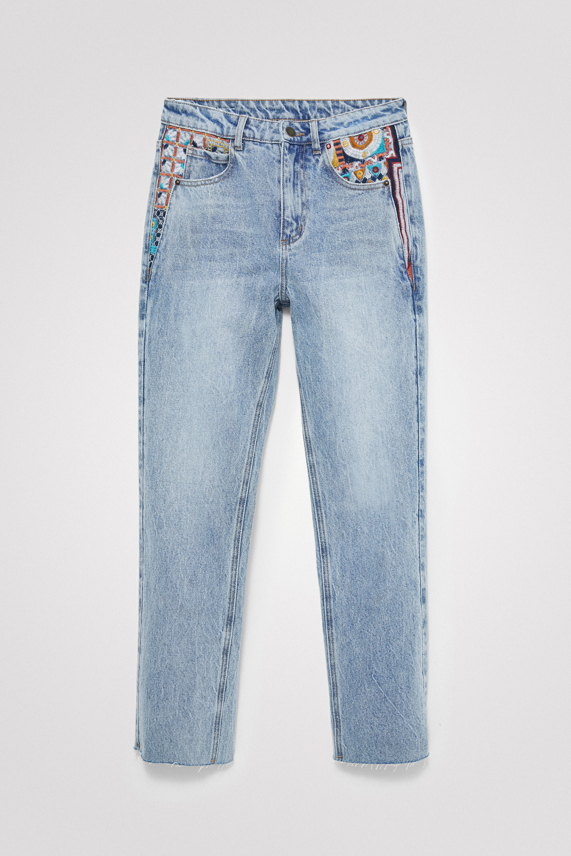 Vaquero Straight cropped cenefas