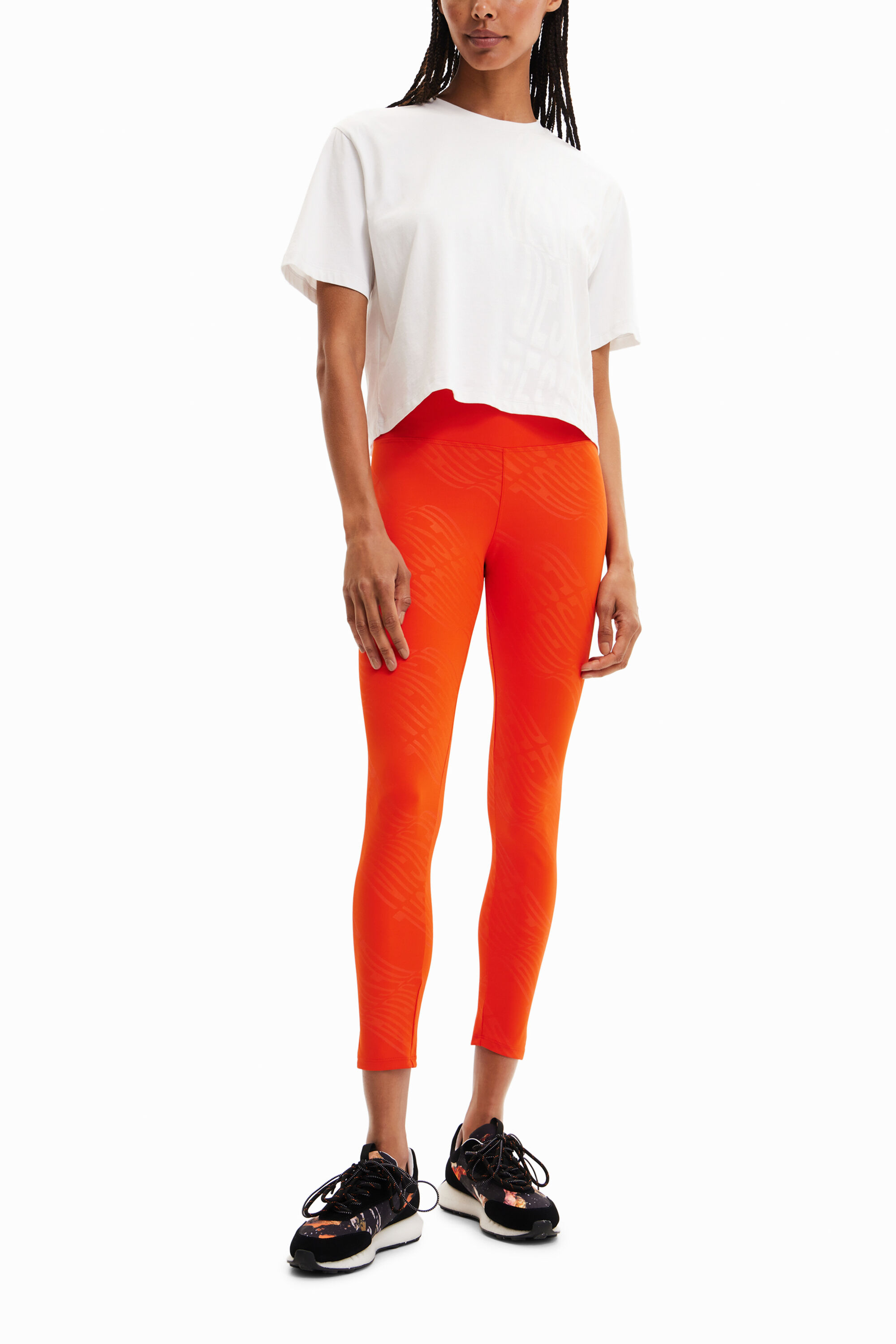 Leggings estampado logo Desigual