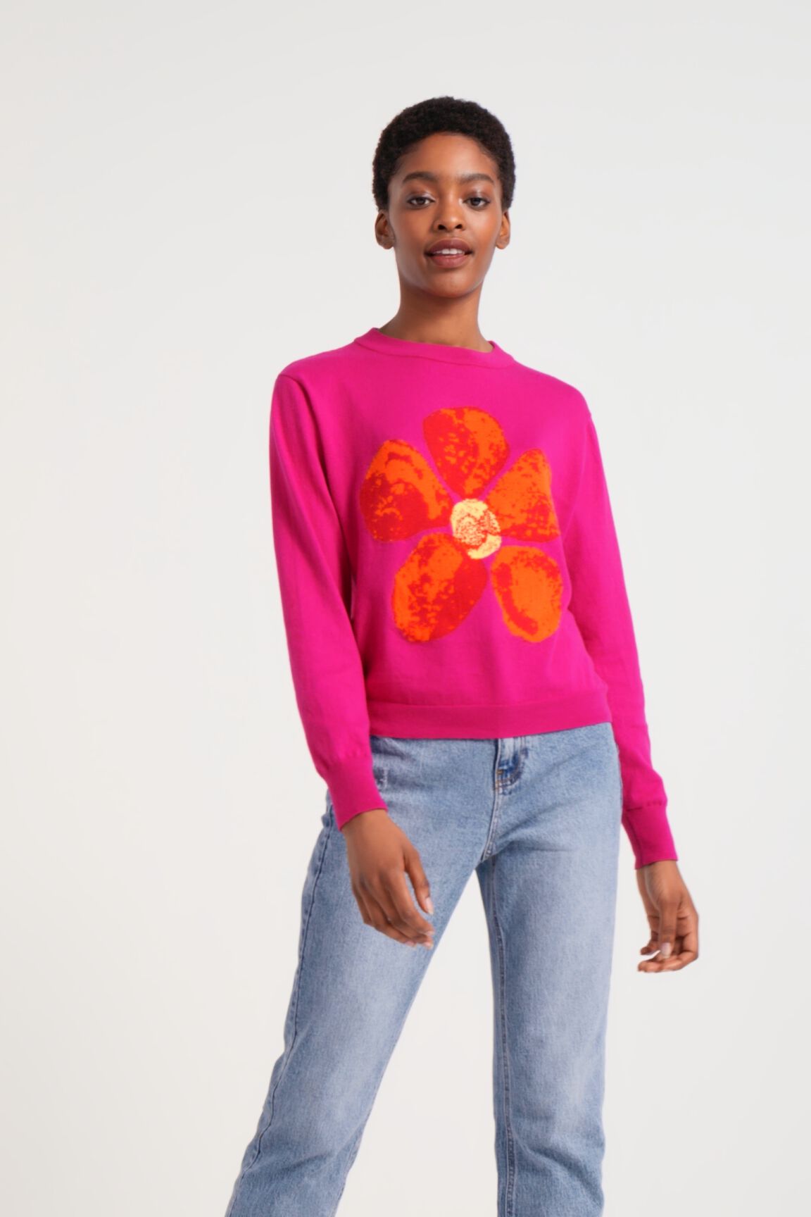 Jersey flor grande