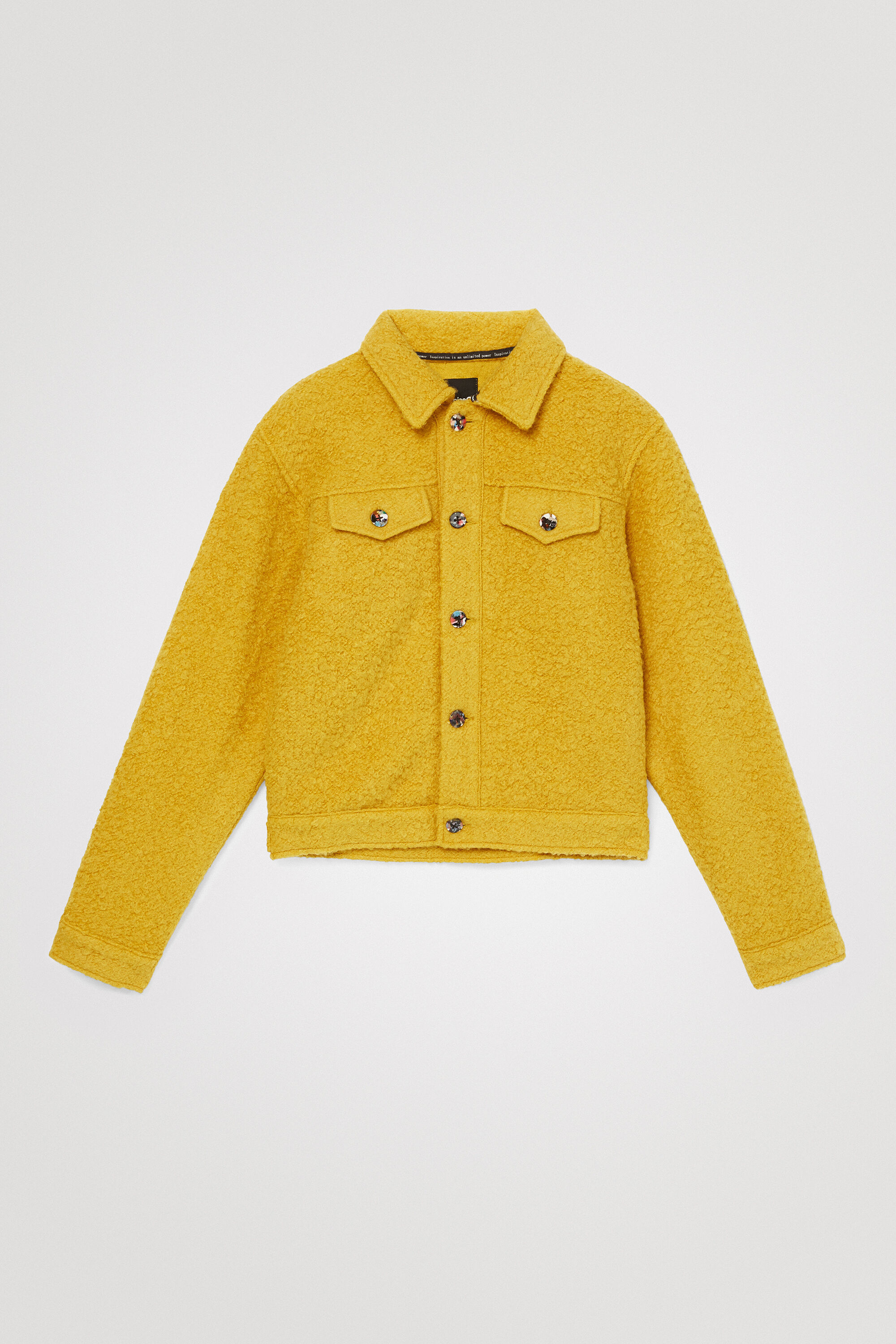 Chaqueta trucker lana