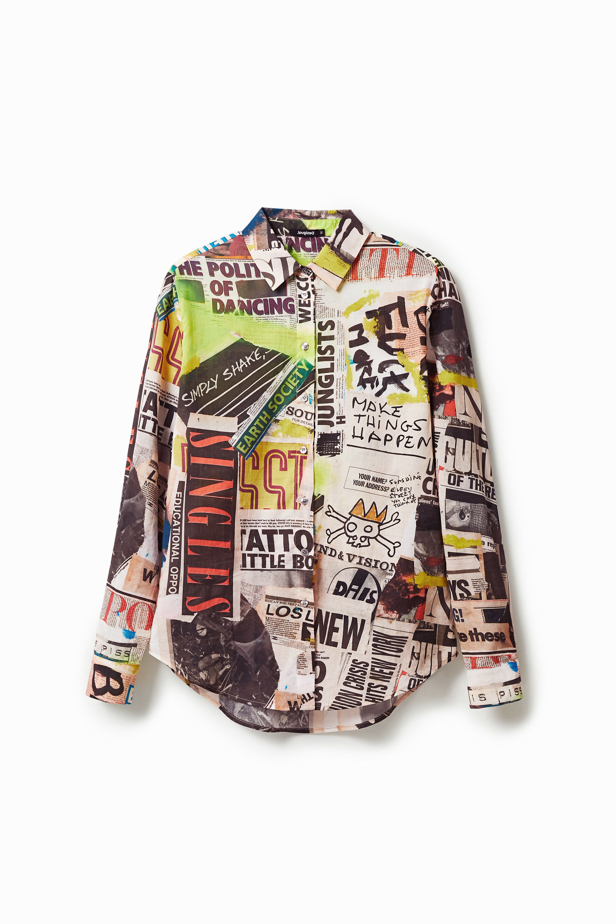 Camisa peri&oacute;dicos