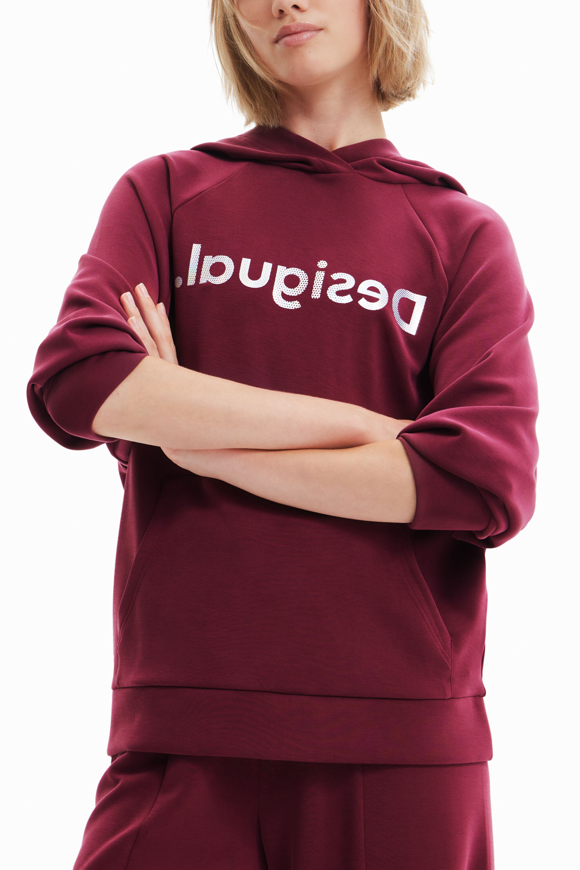 Sudadera b&aacute;sica oversize