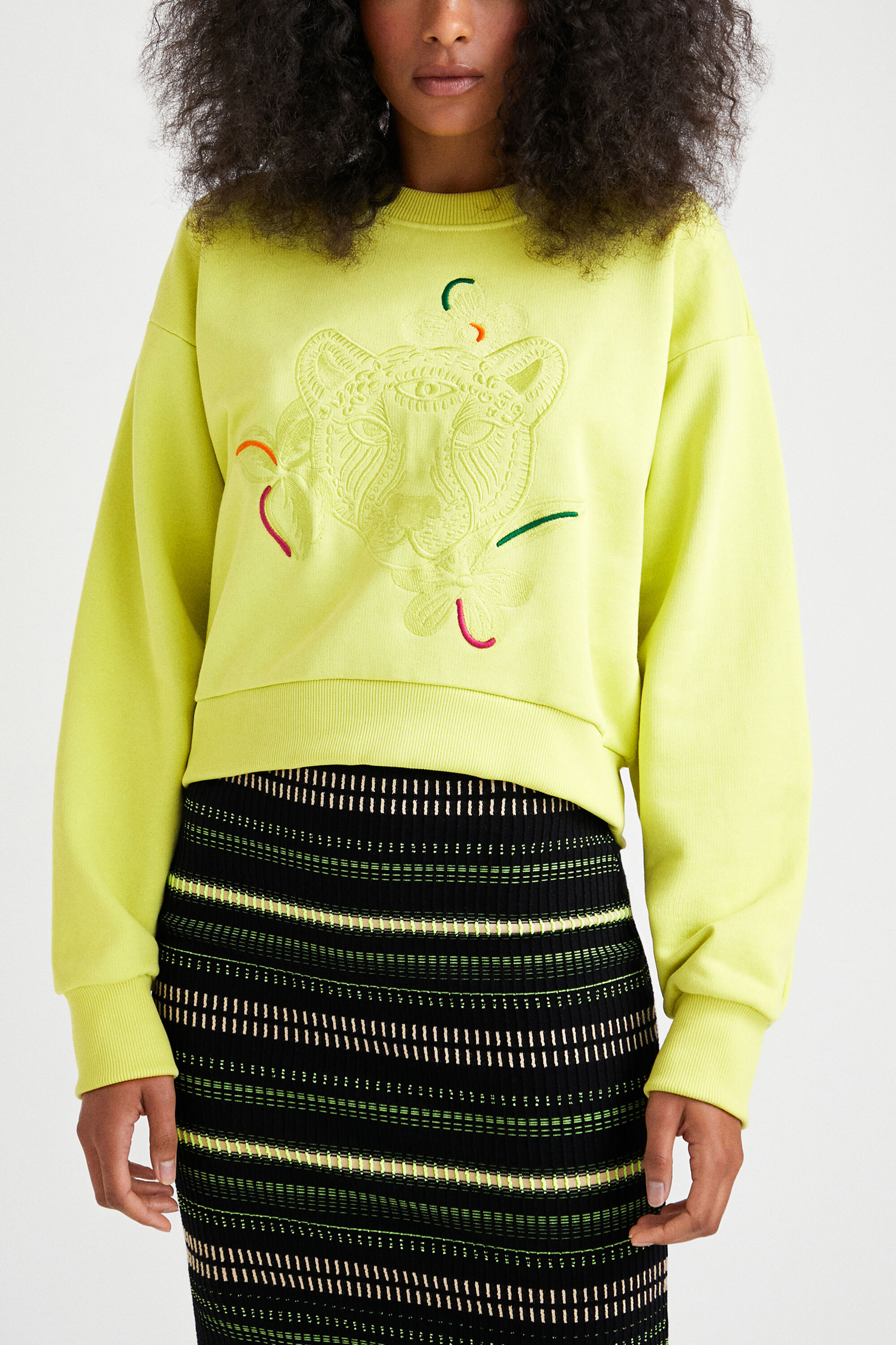 Sudadera loose tigre