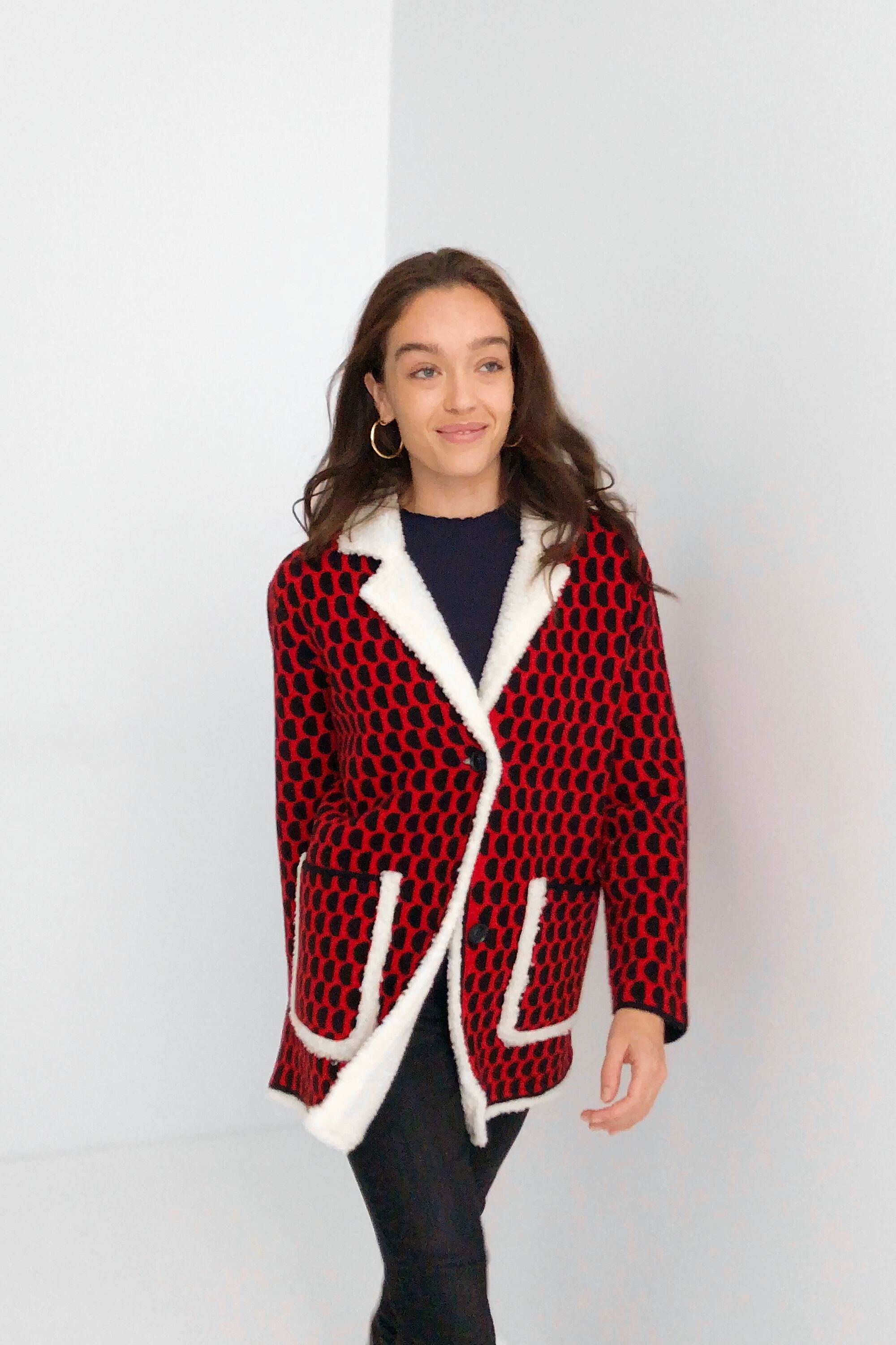 Chaqueta tricot borreguito