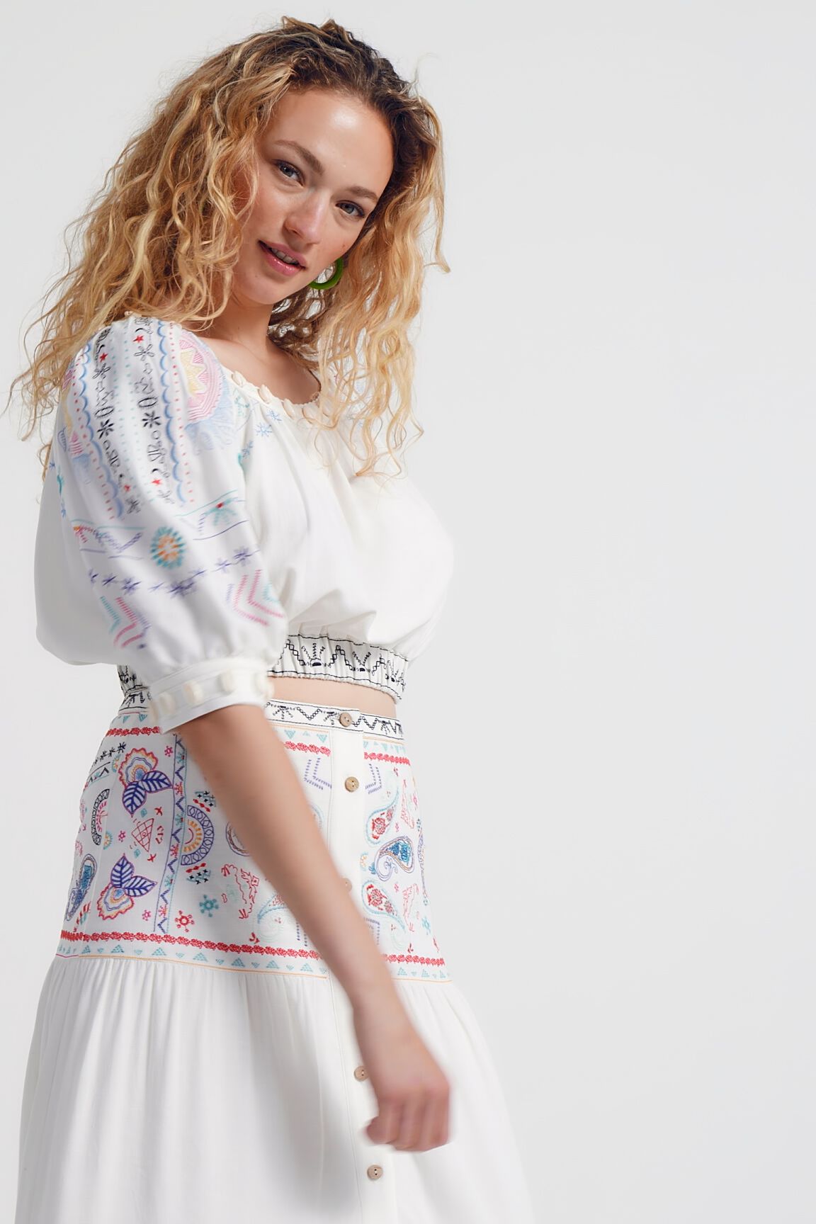 Blusa cropped