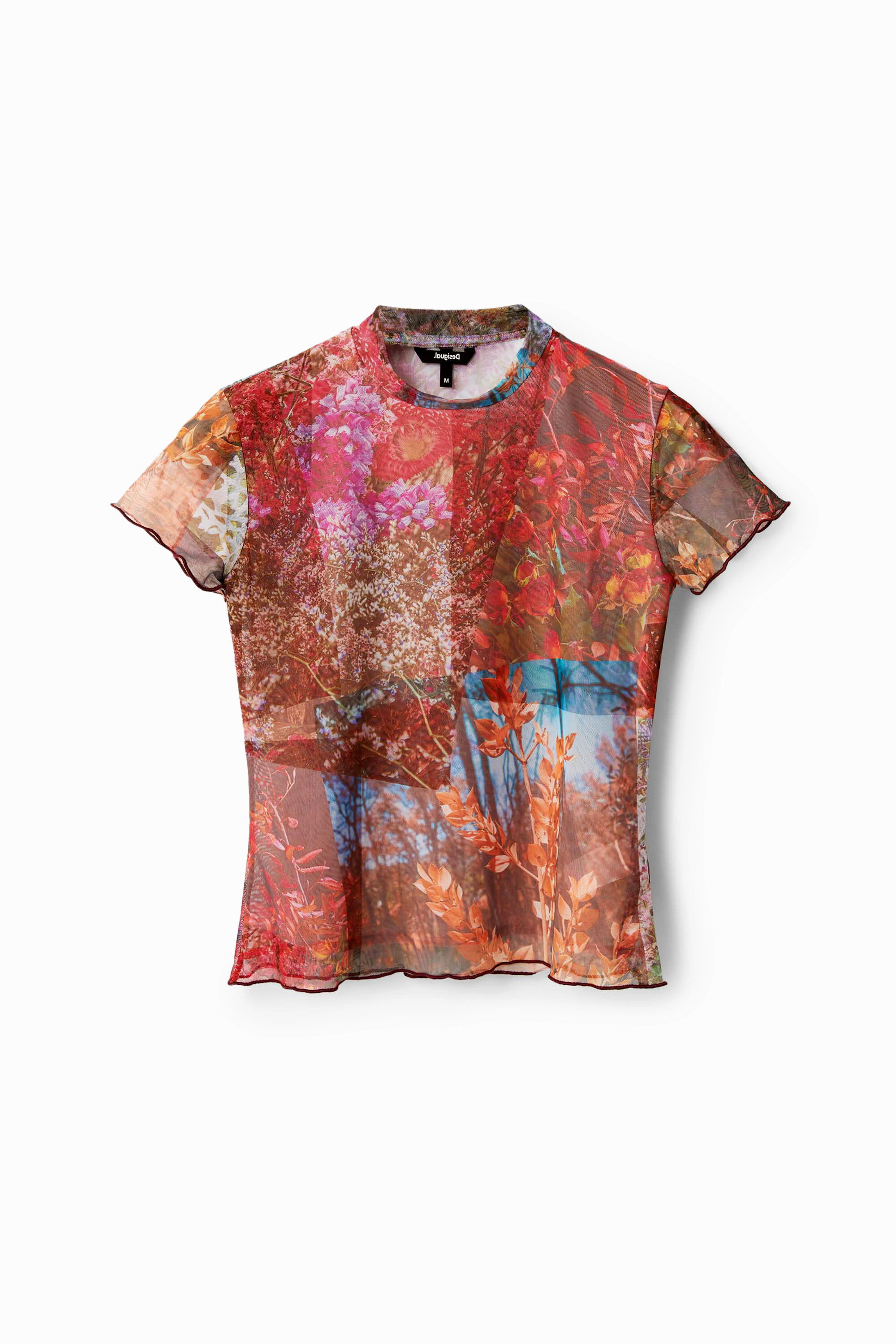 Camiseta estampada tul