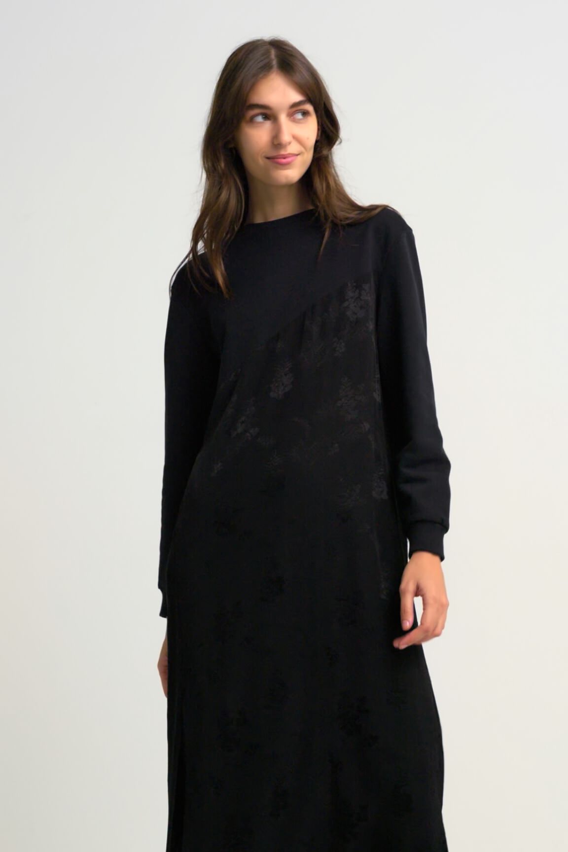 Vestido sudadera midi