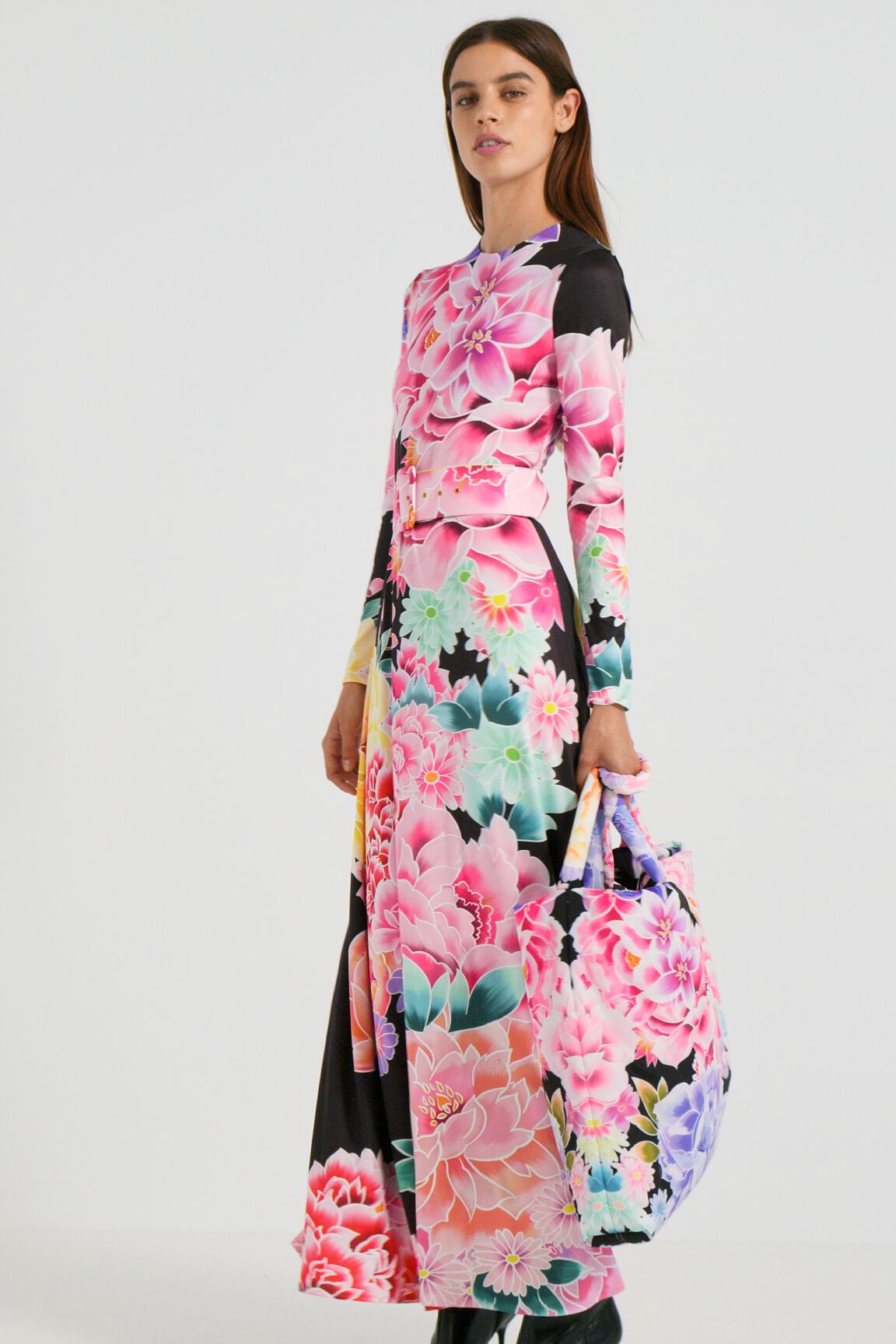 Bolso oversize flores