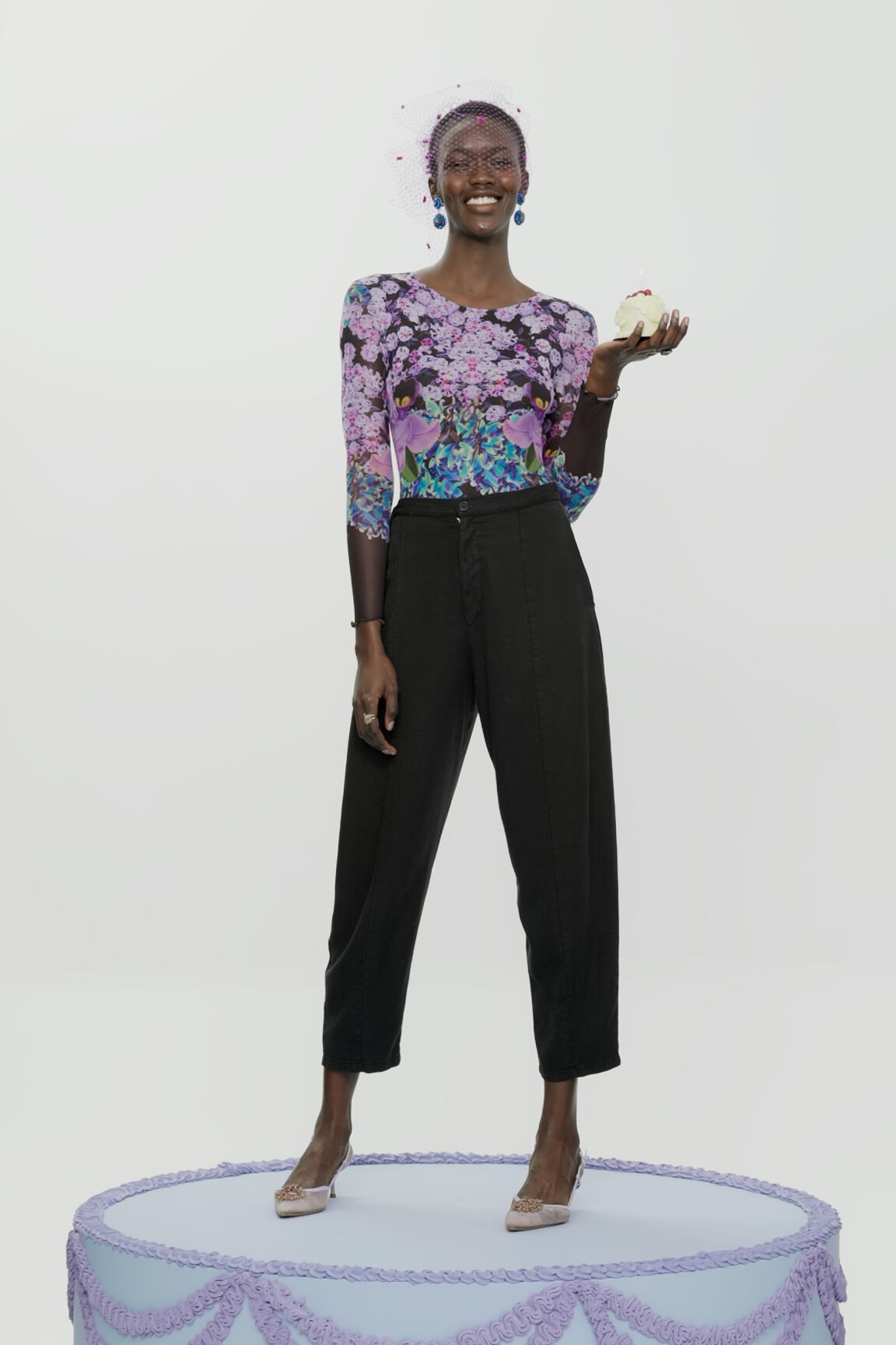 Body slim floral