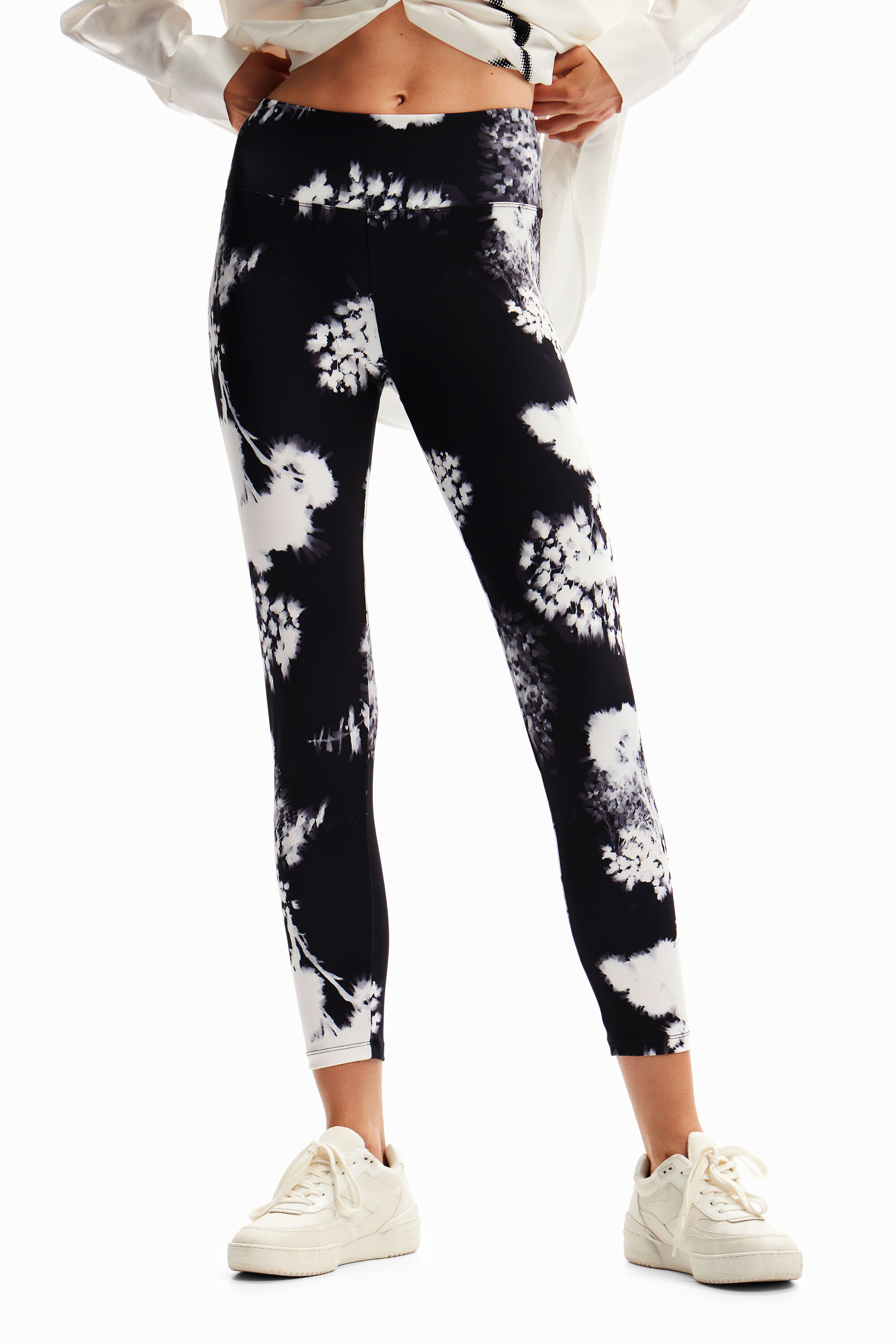 Leggings sport flores
