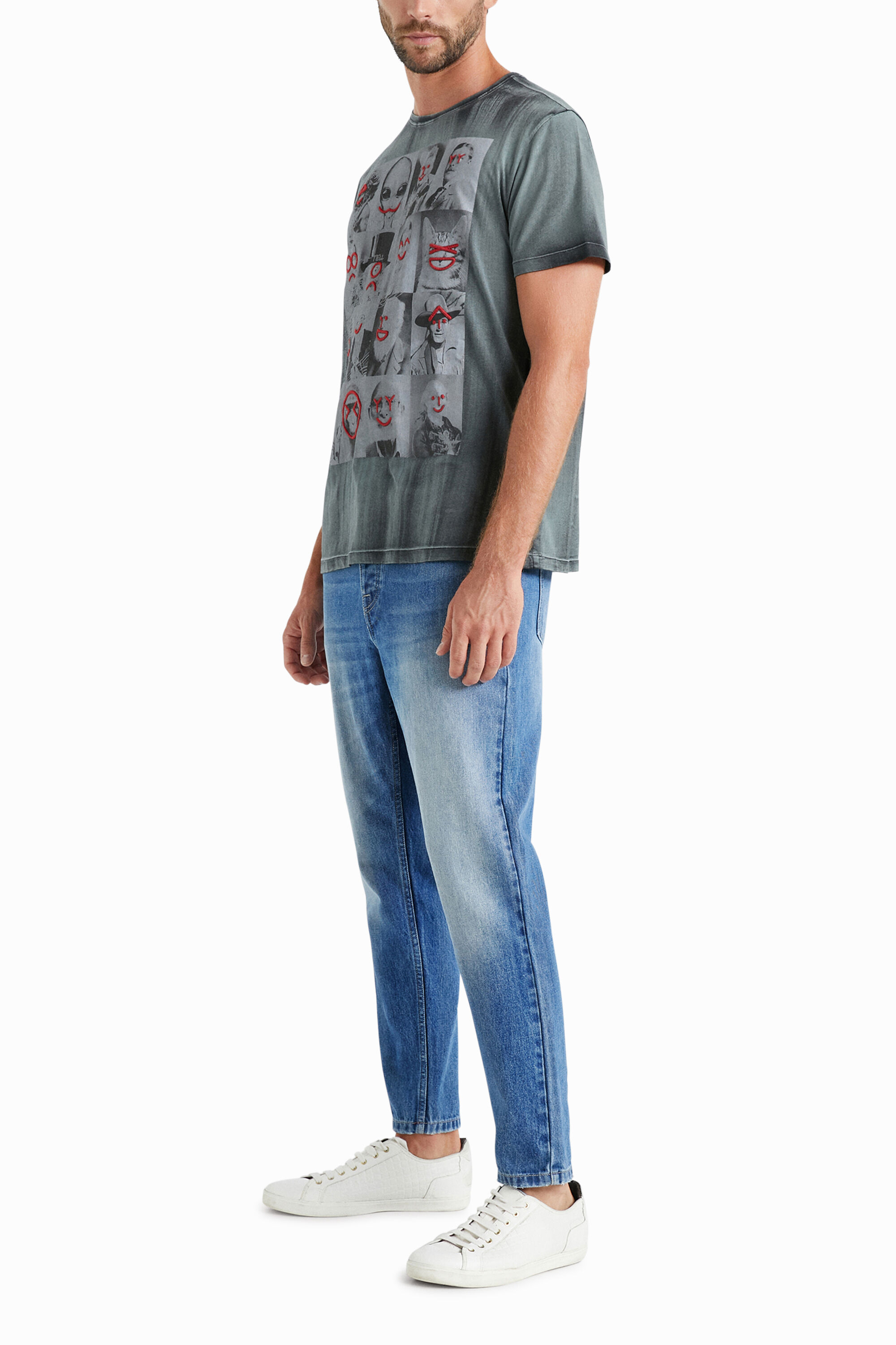 Camiseta algod&oacute;n caras