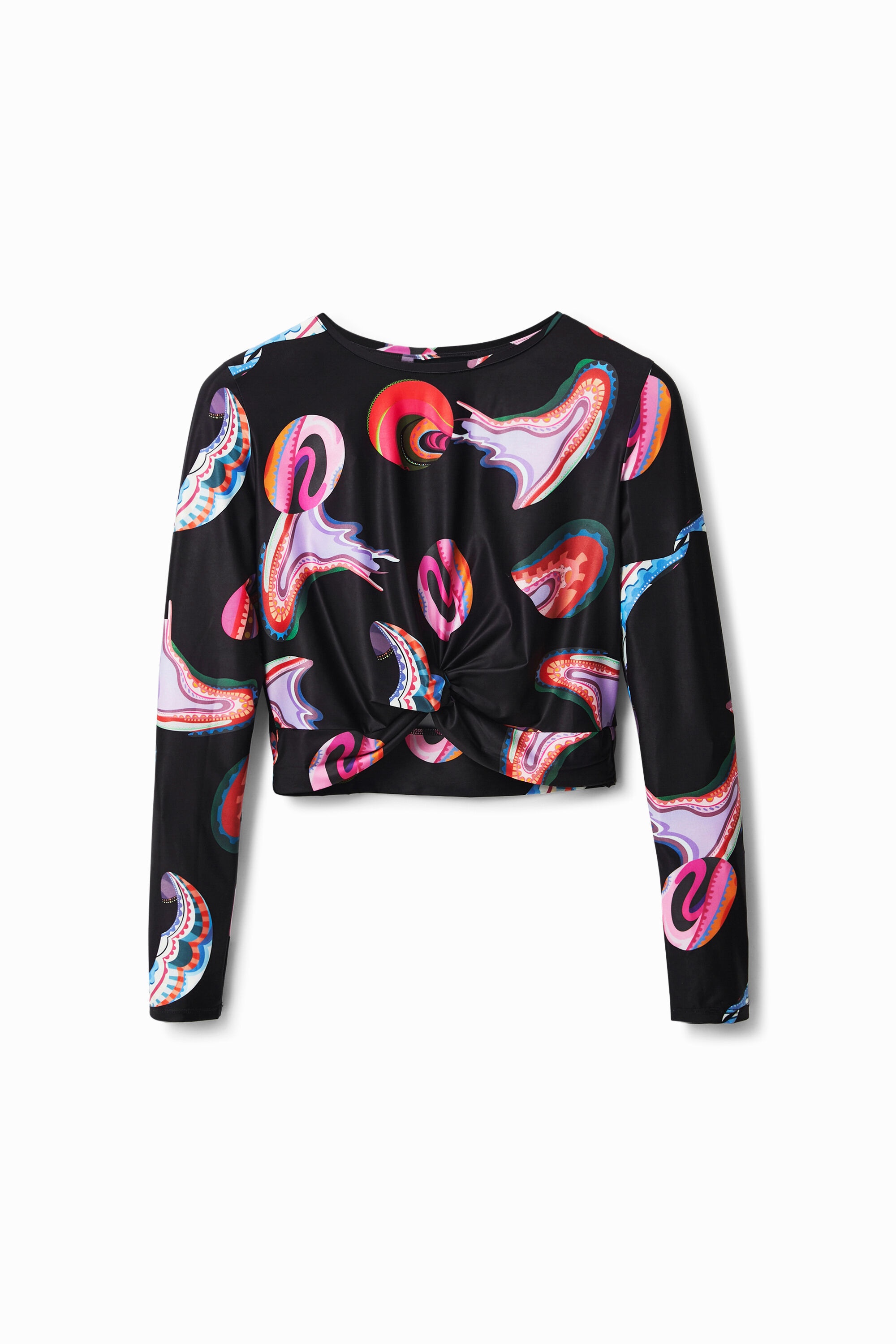 Camiseta cropped fantas&iacute;a