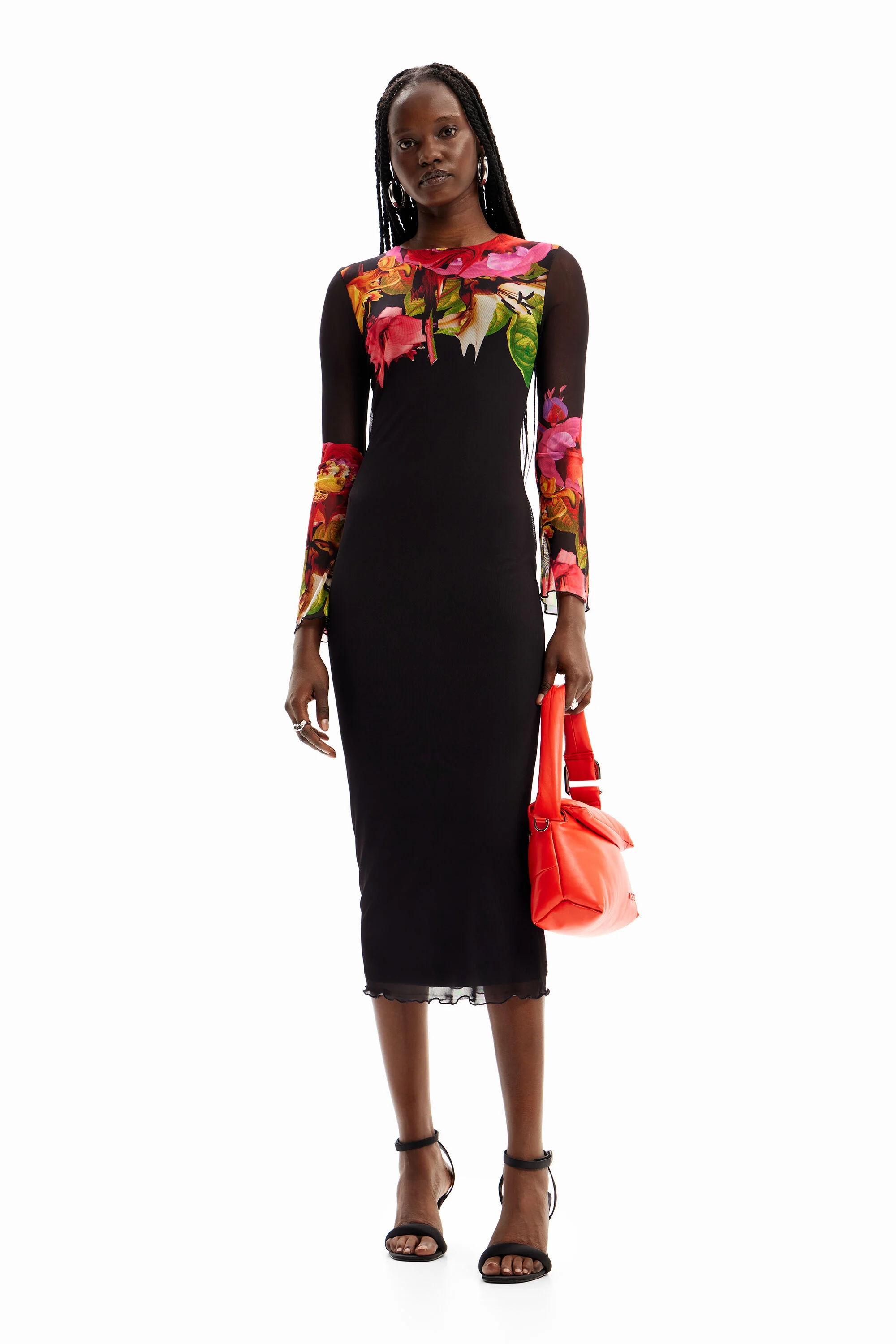 Vestido tul flores M. Christian Lacroix
