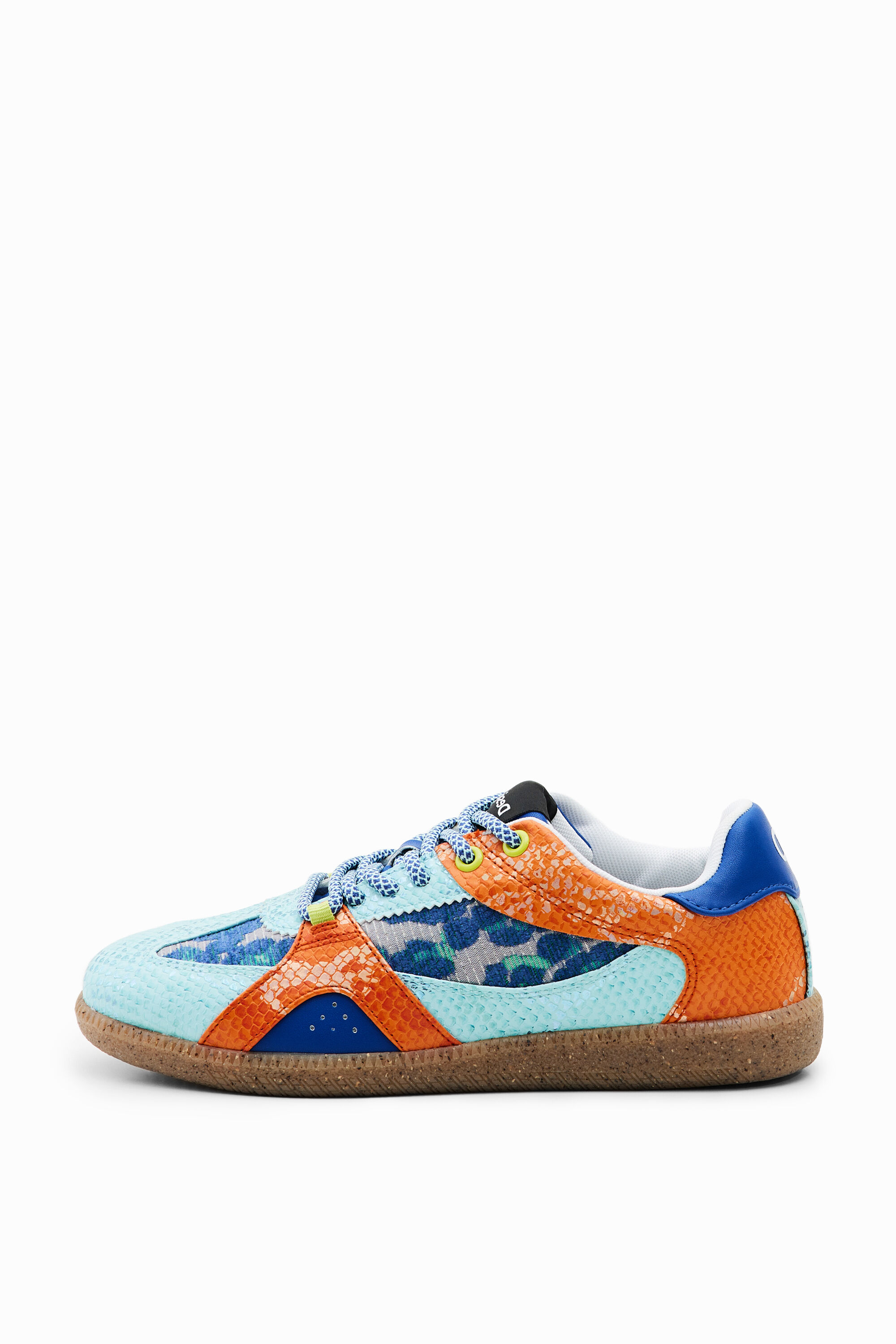 Sneakers retro patch multicolor