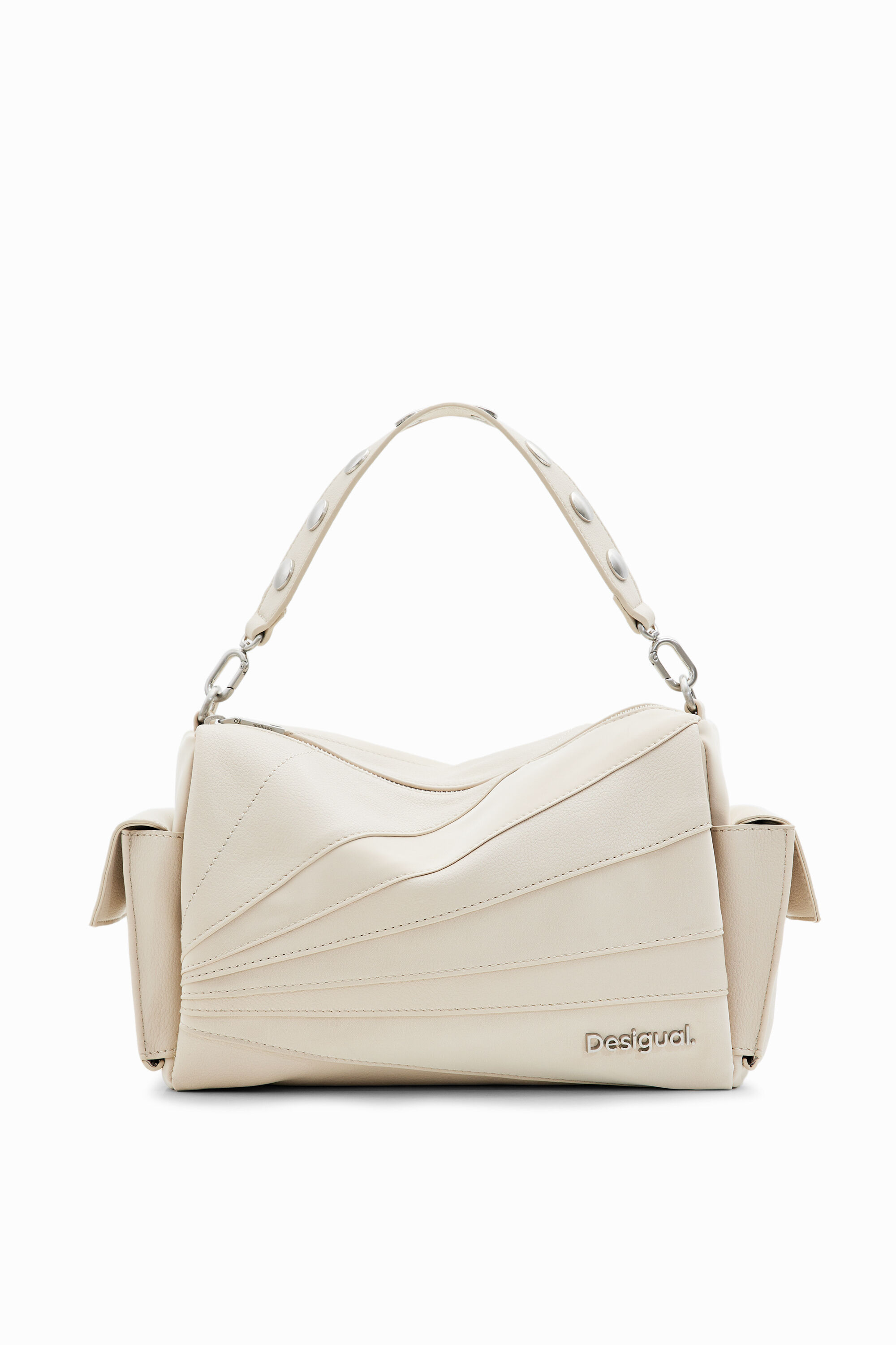 Bolso M patch texturas