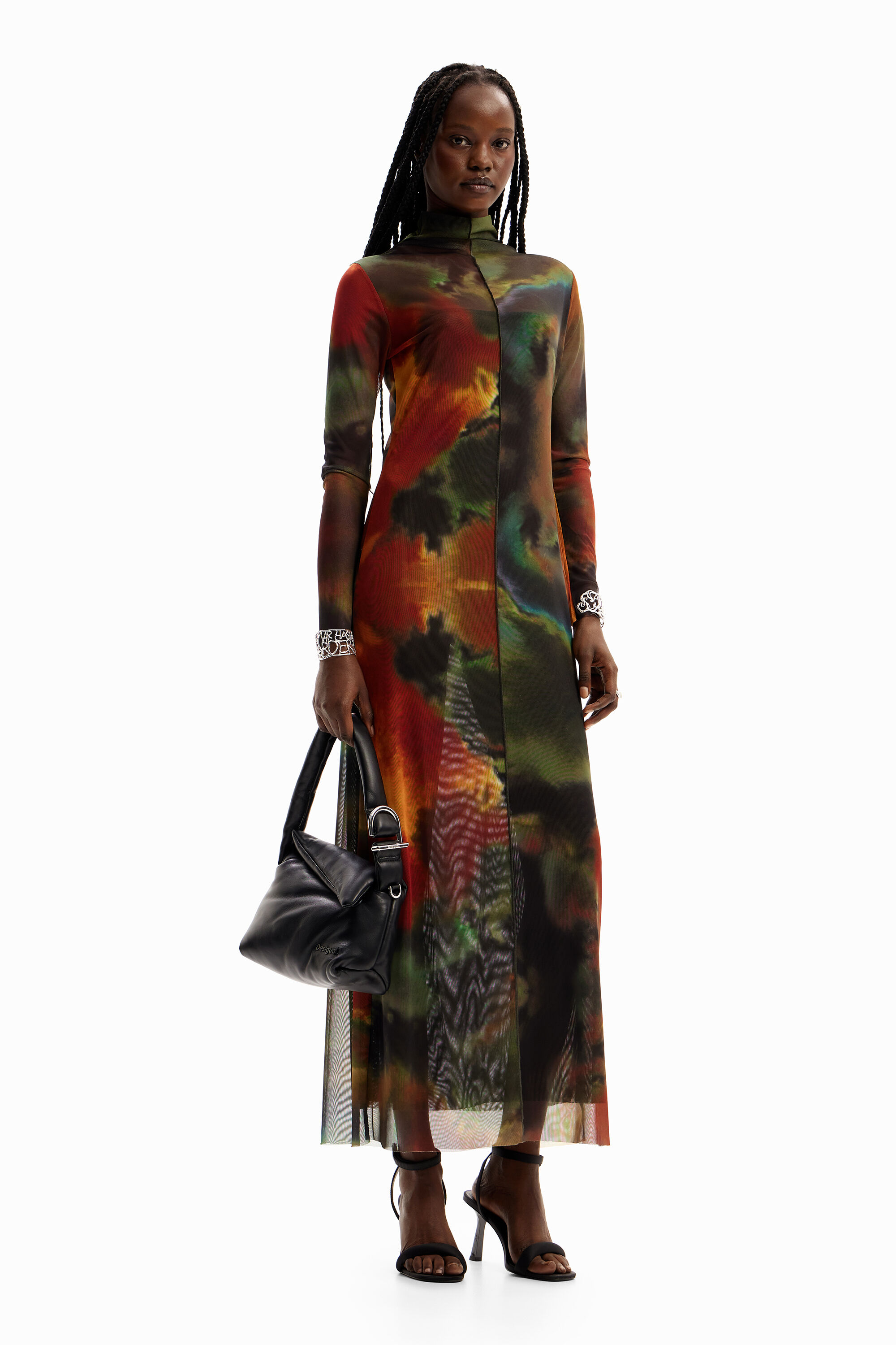 Vestido midi acuarela