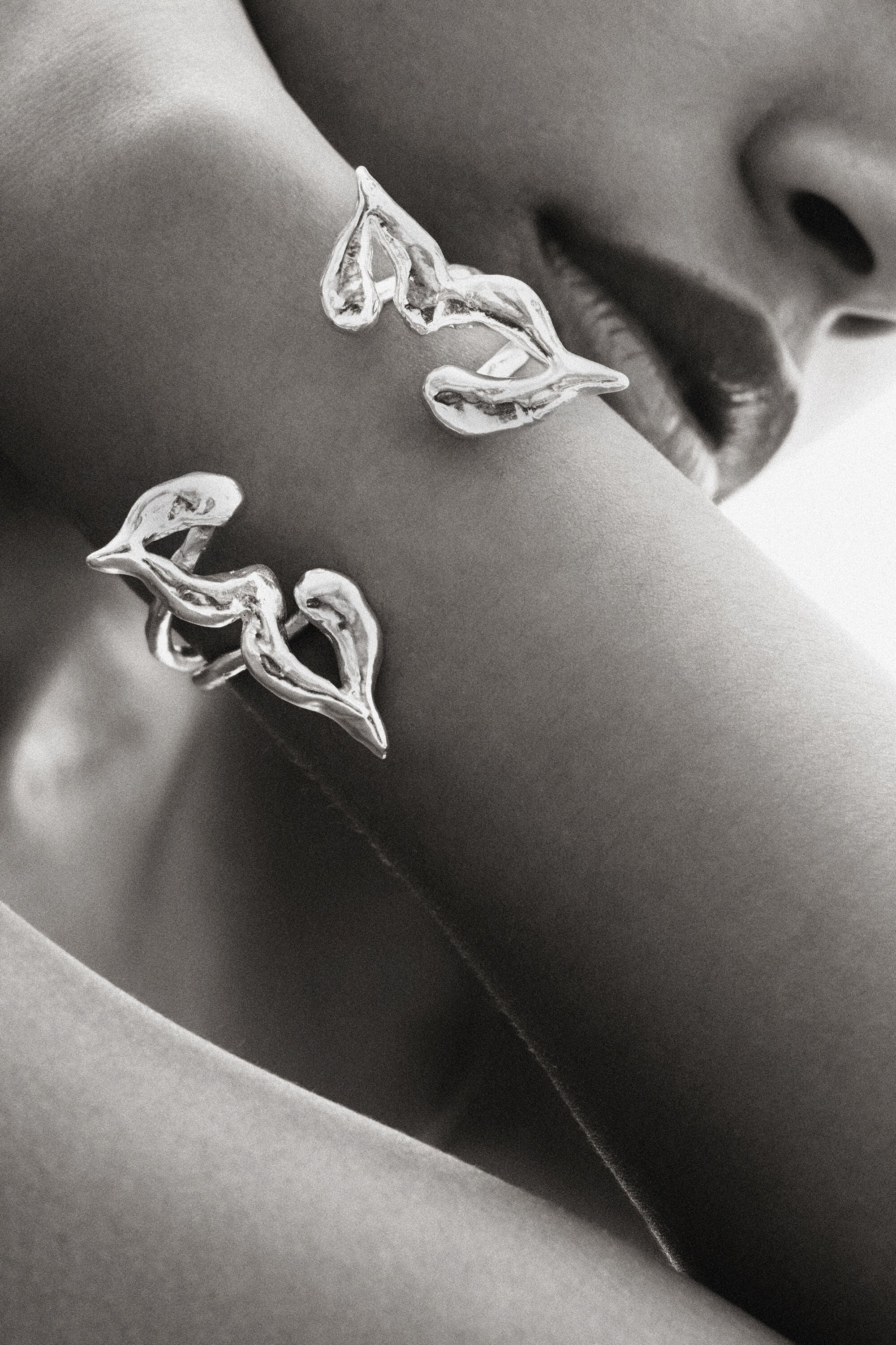 Brazalete mariposa ba&ntilde;o oro Zalio