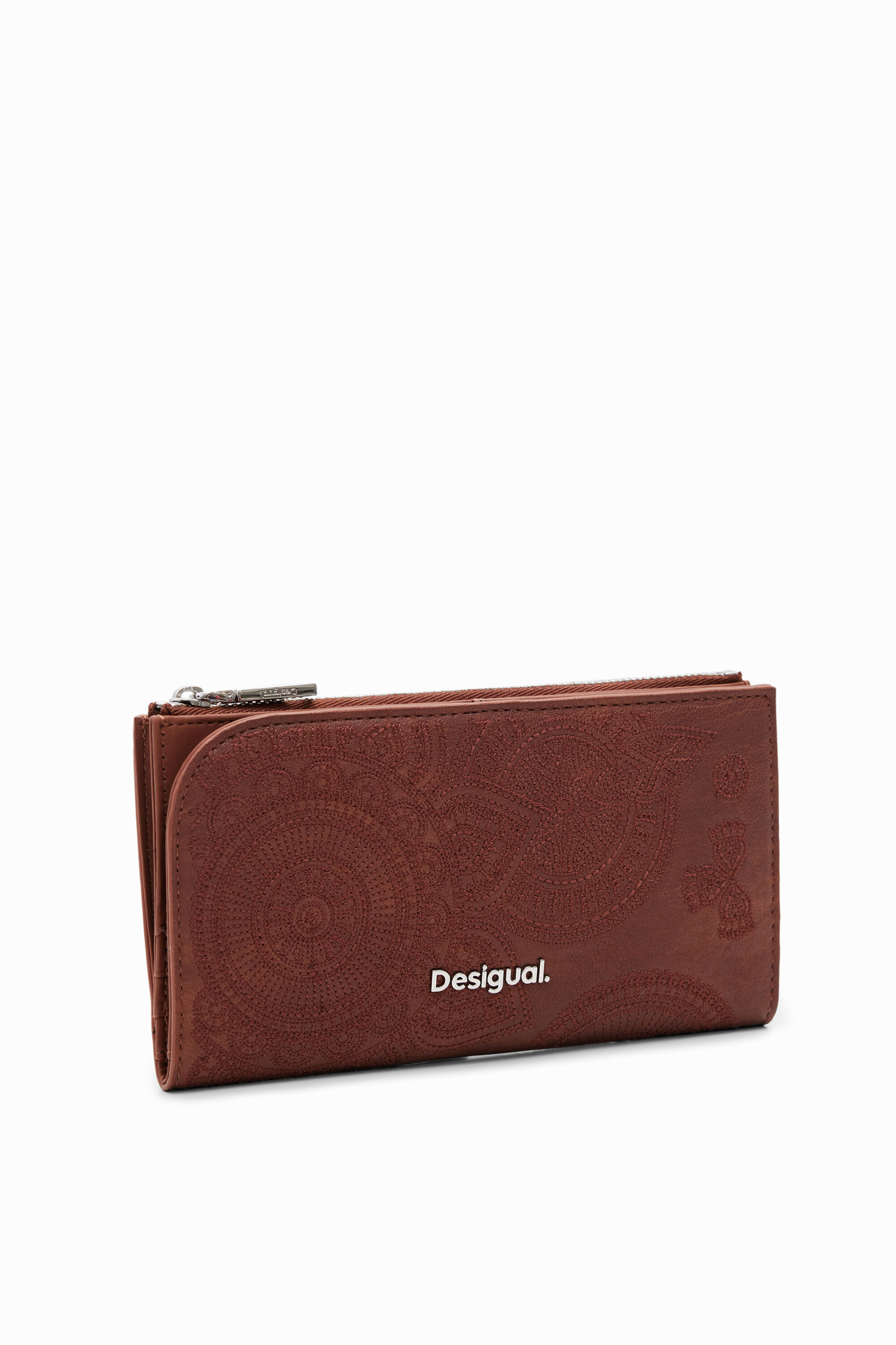 Cartera L bordada