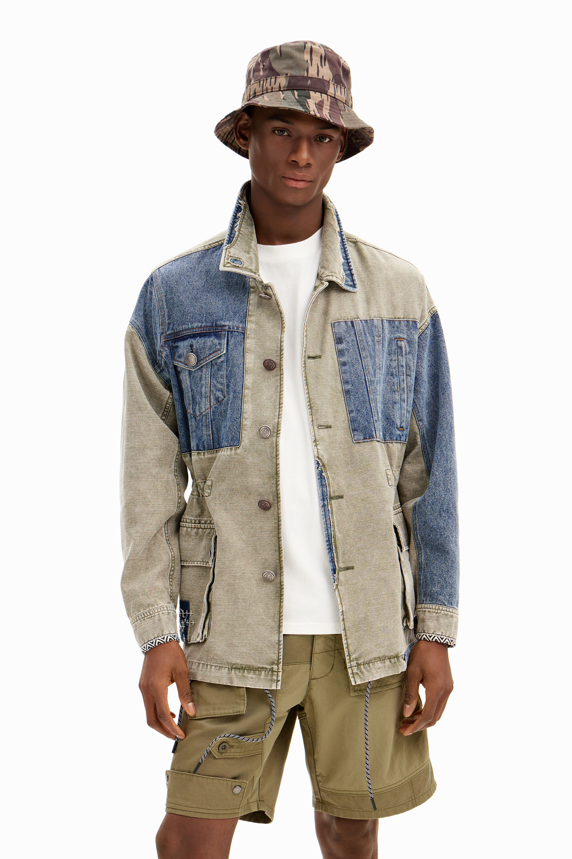 Chaqueta parka h&iacute;brida