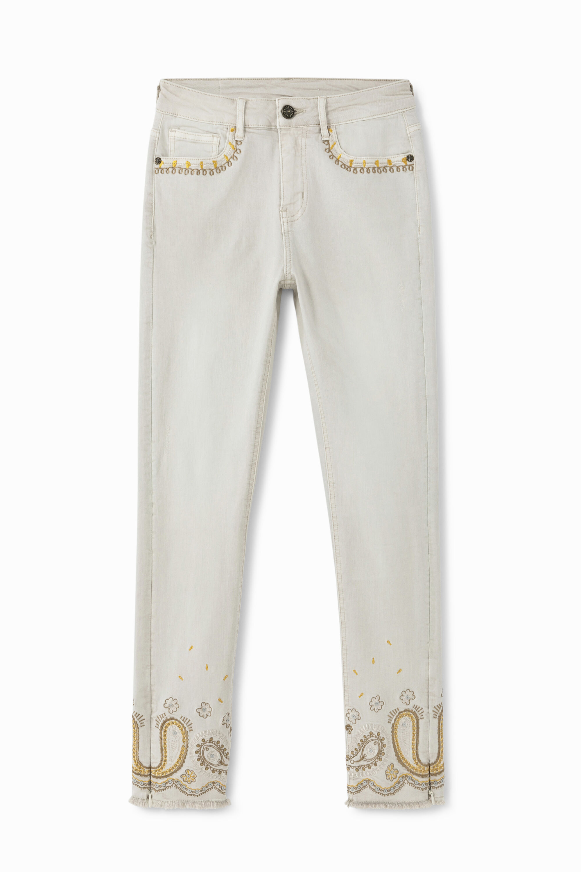Pantal&oacute;n vaquero skinny tobillero
