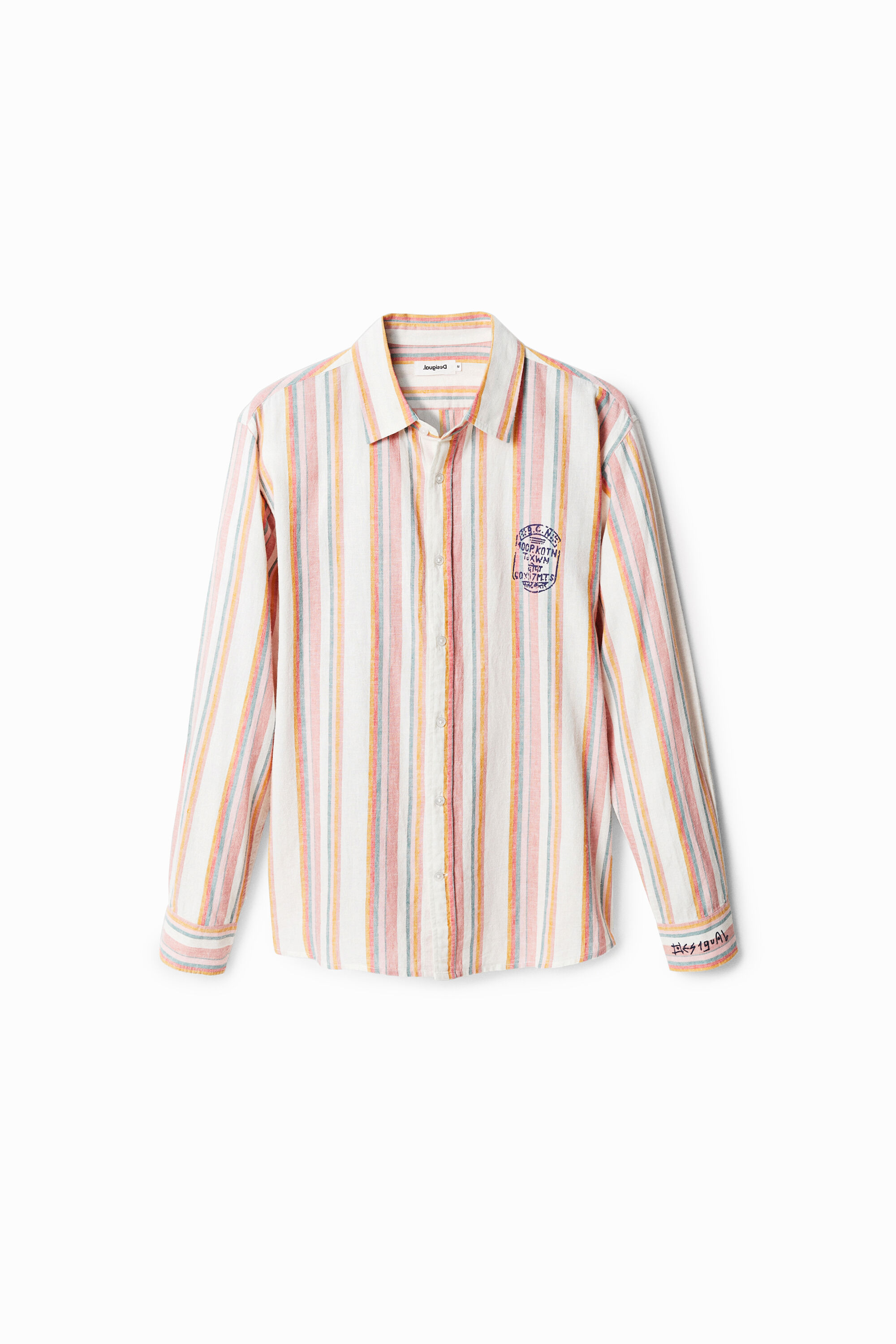 Camisa manga larga a rayas