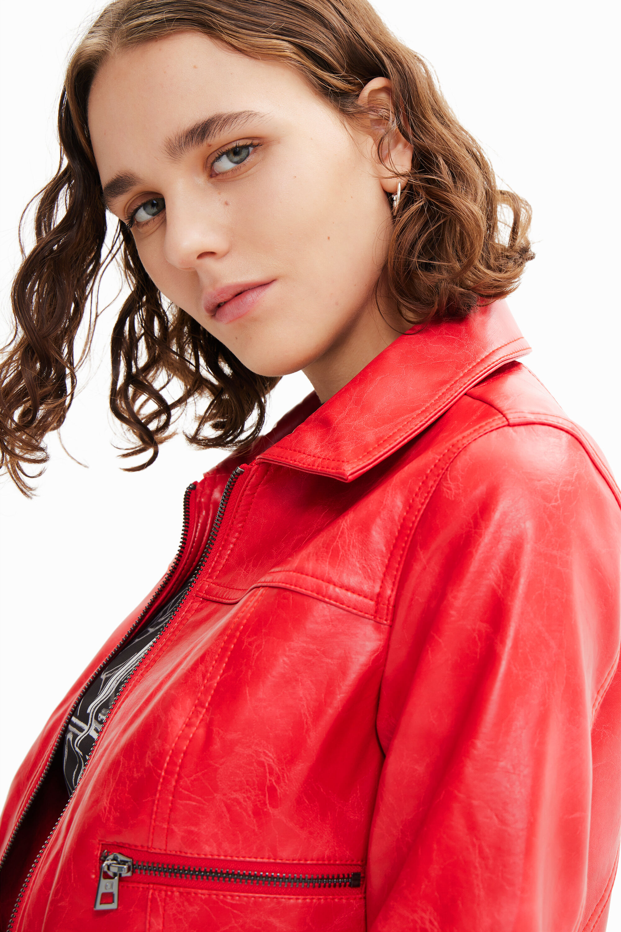 Chaqueta retro bolsillos