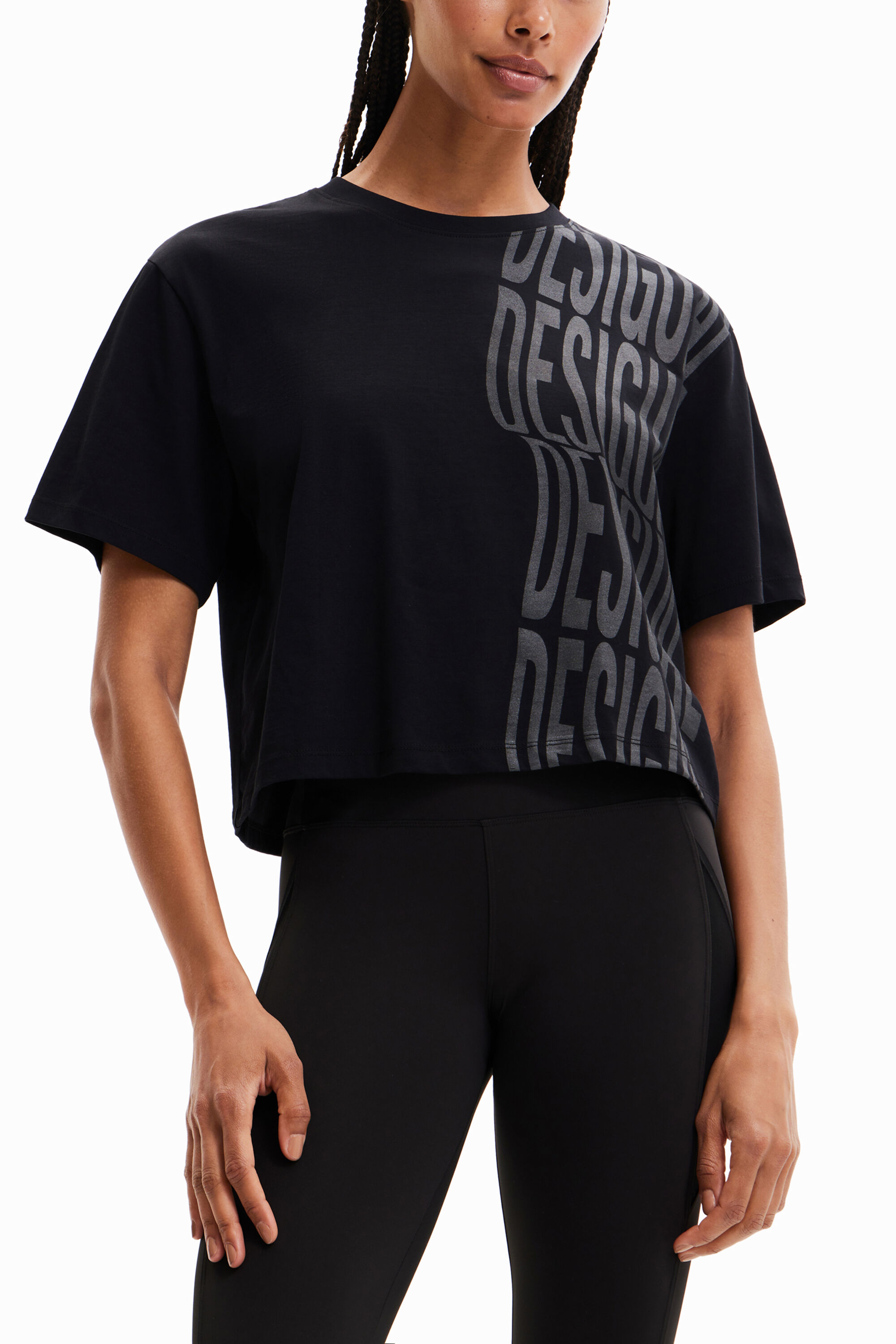 Camiseta sport cropped