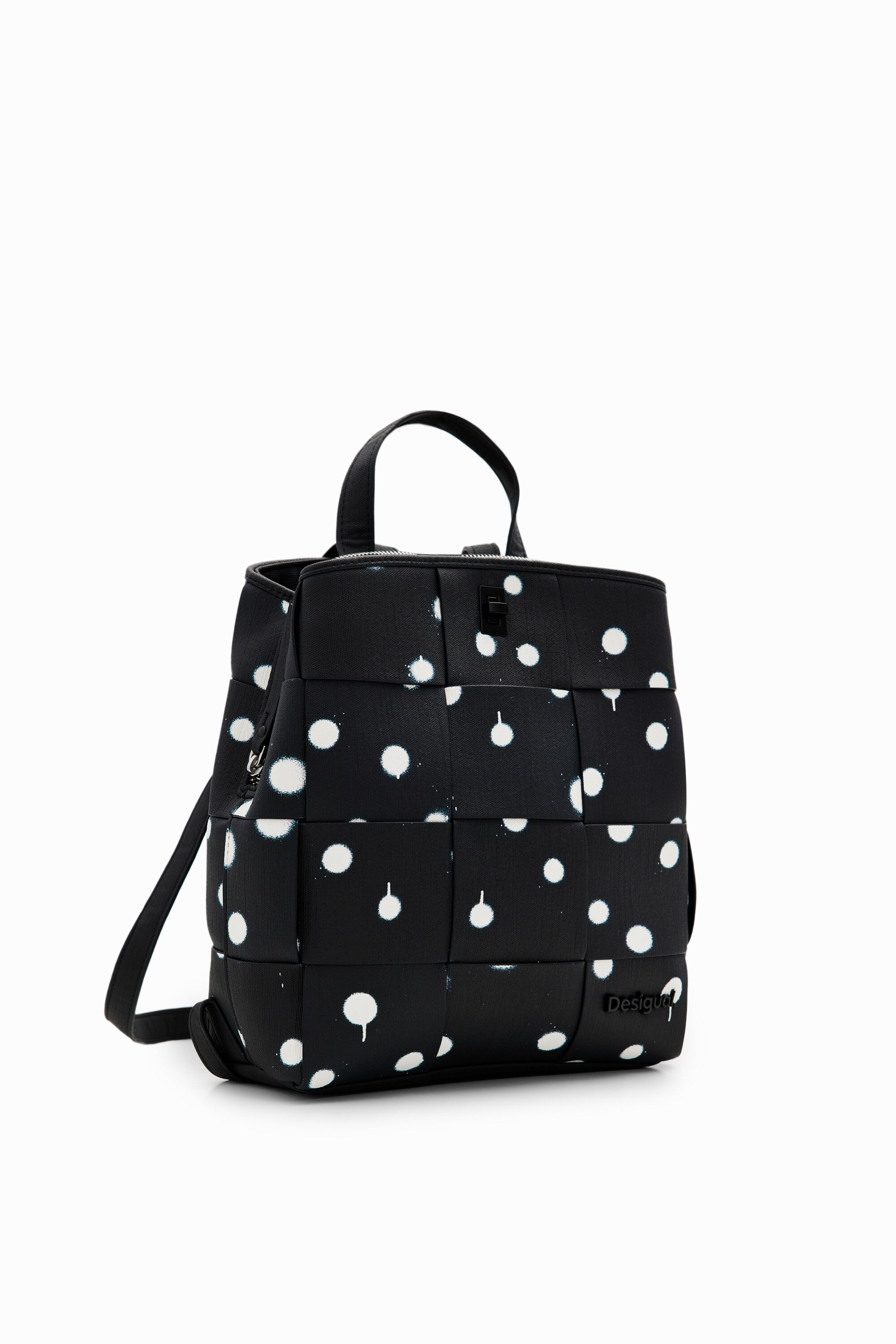 Mochila S trenzada gotas