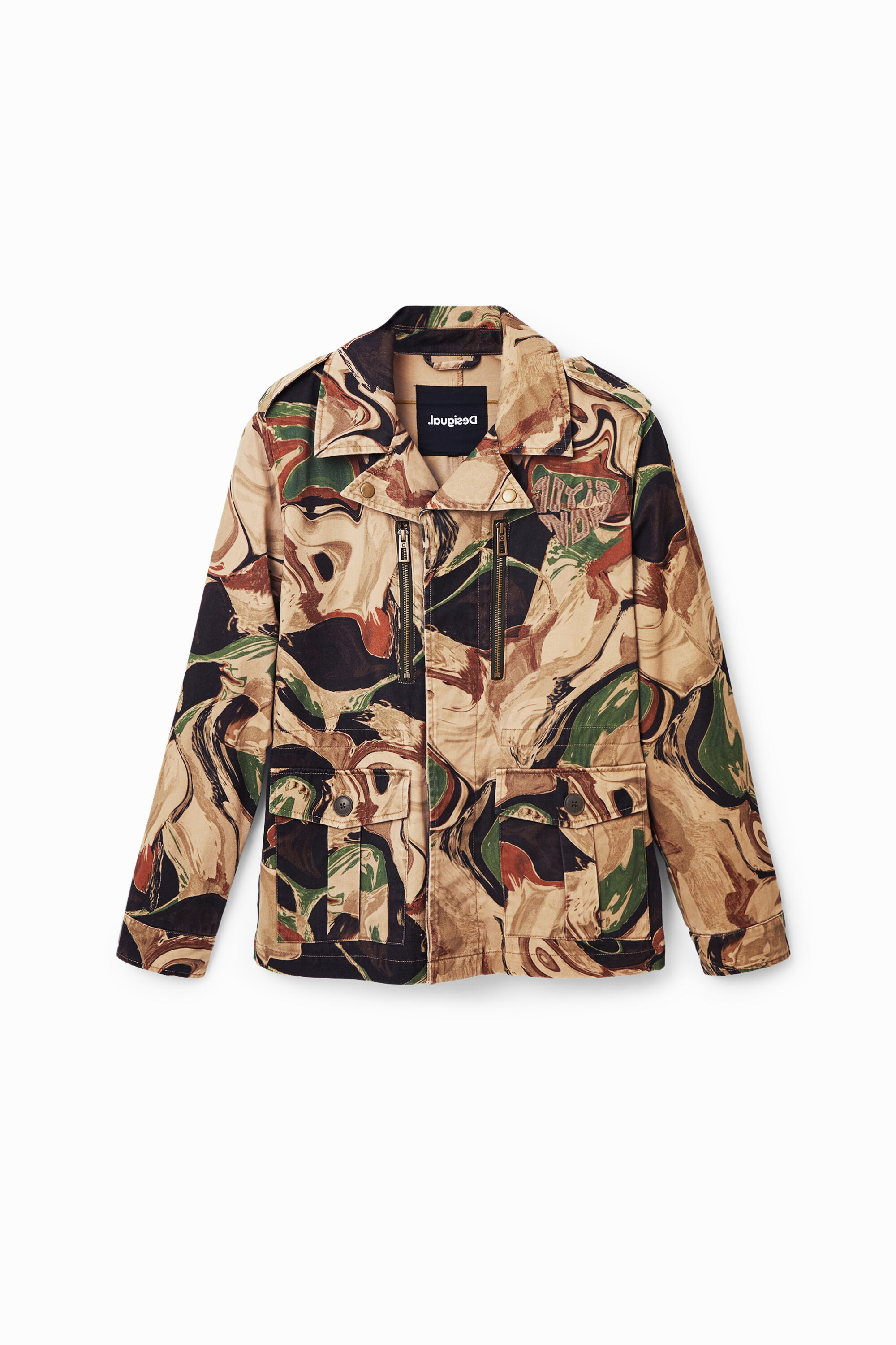 Chaqueta corta camuflaje
