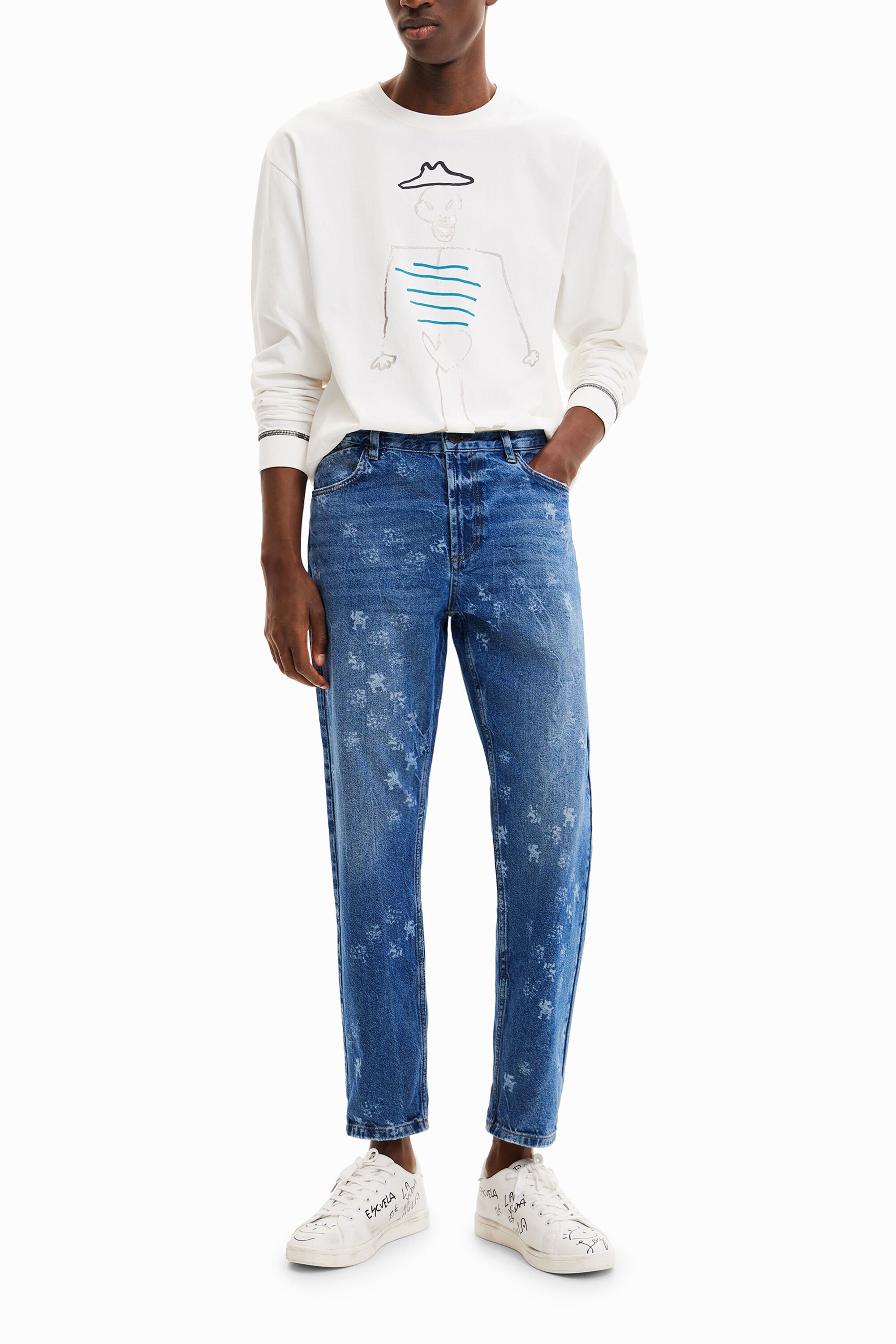 Vaqueros Loose laser print