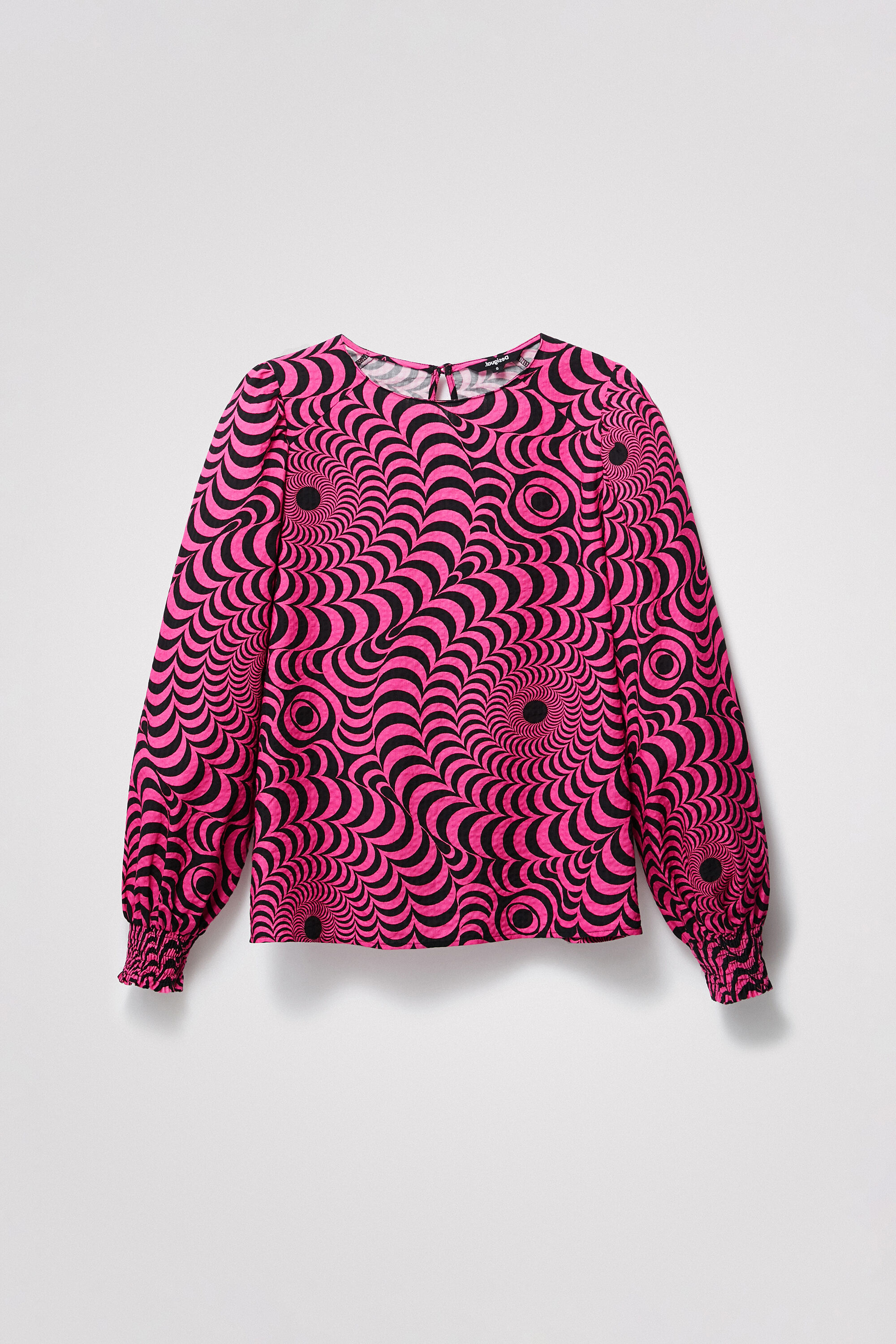 Blusa textura psicodelia