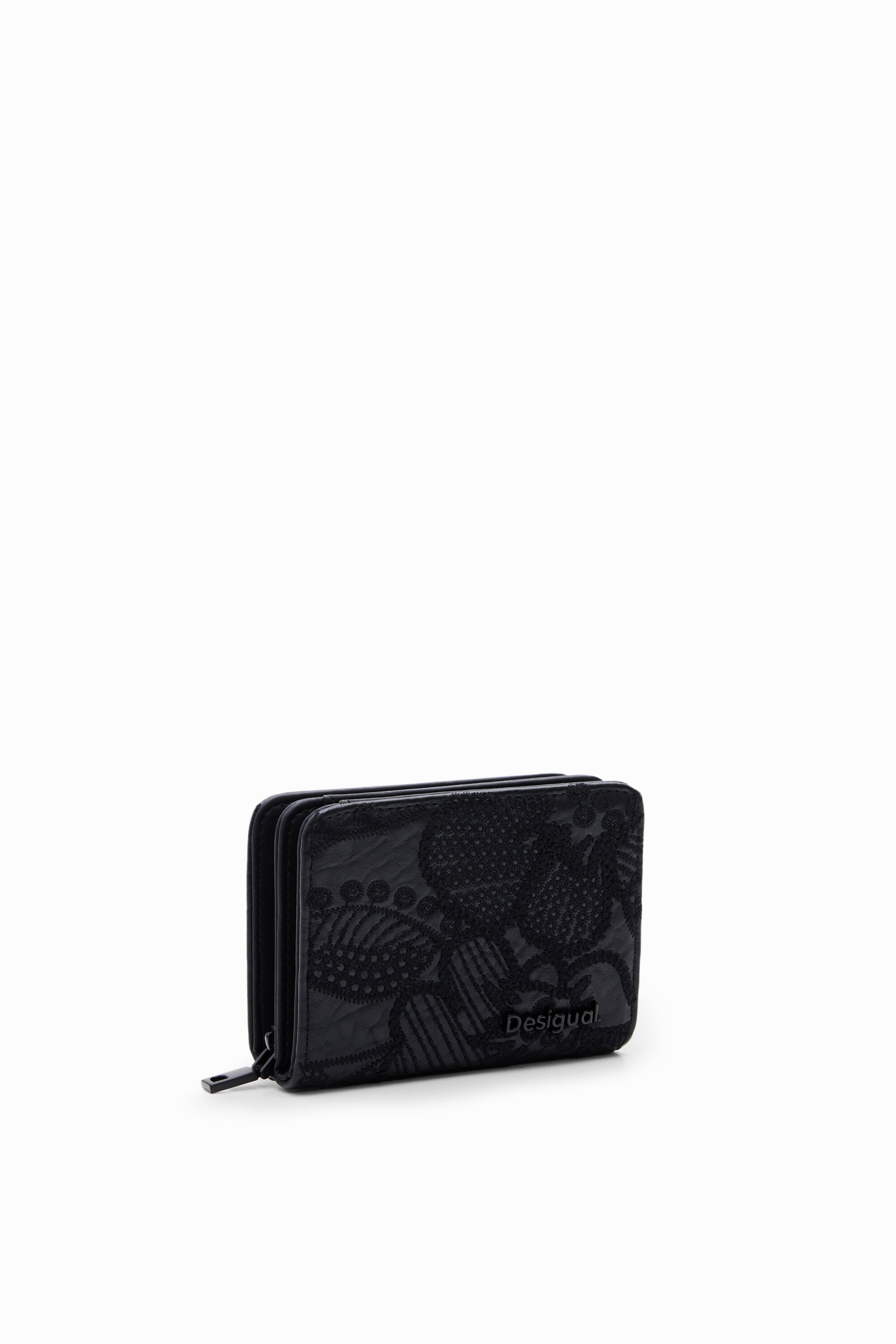 Cartera S bordada flores