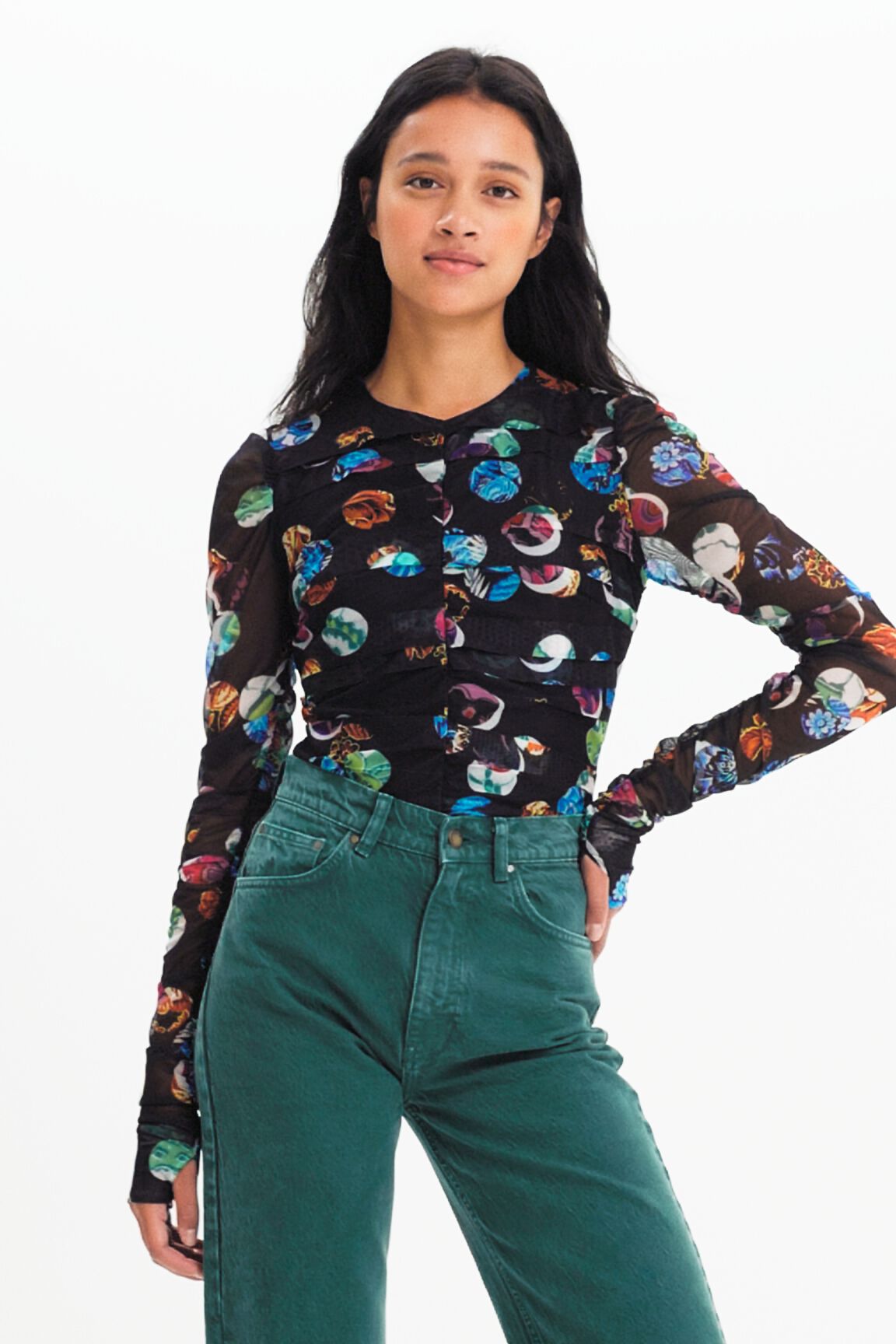 Body estampado topos fantas&iacute;a