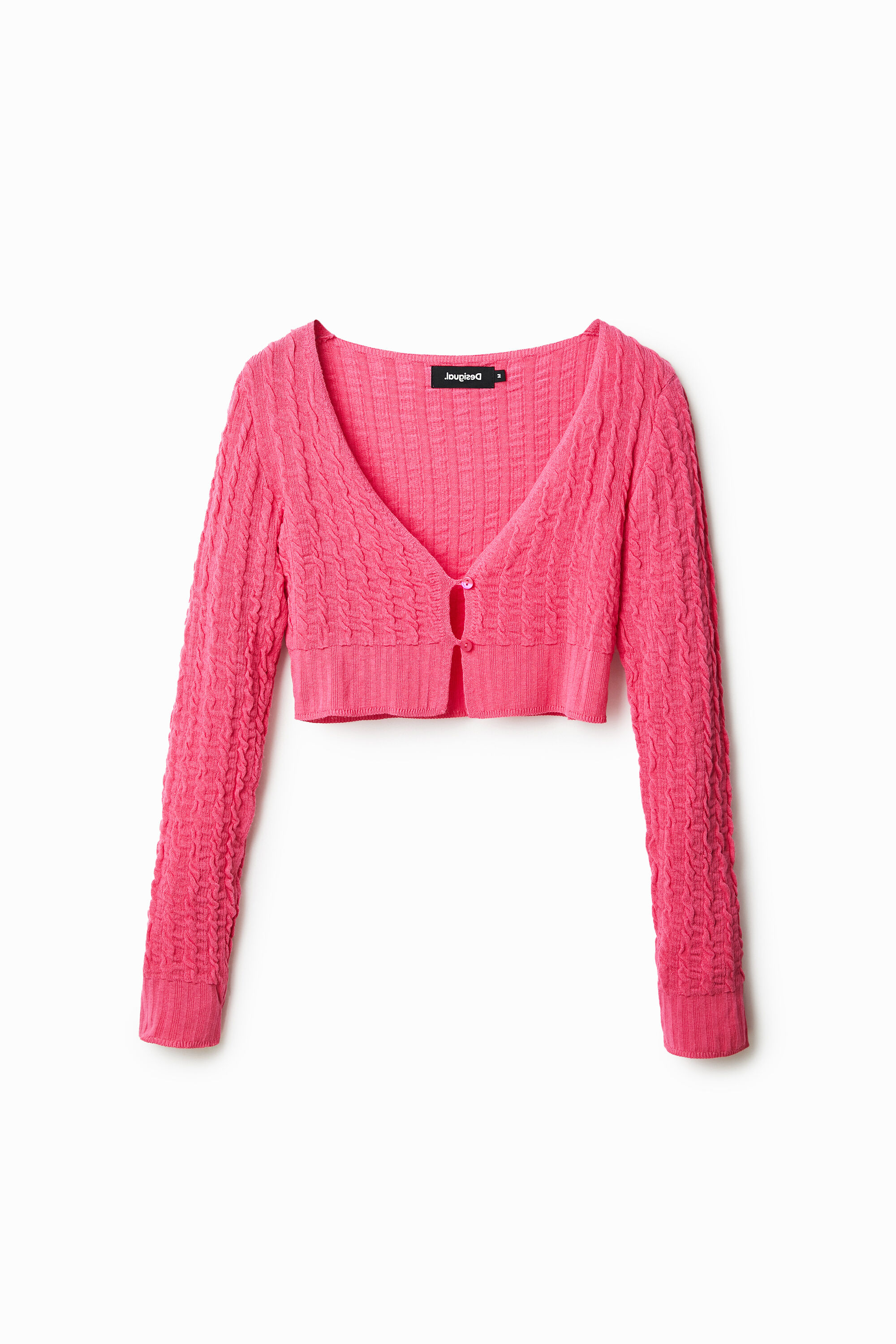 Chaqueta punto cropped