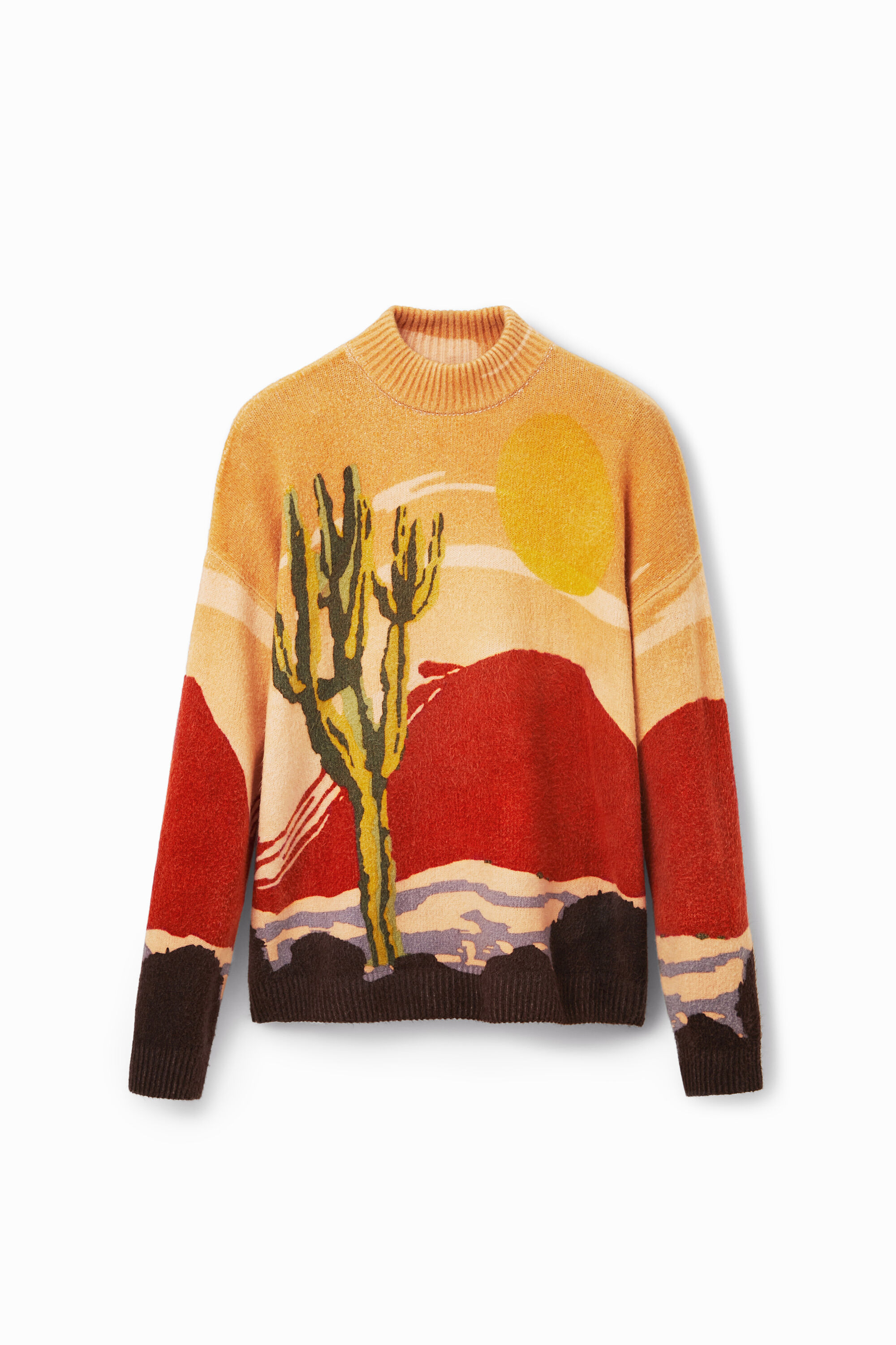 Jersey holgado cuello alto