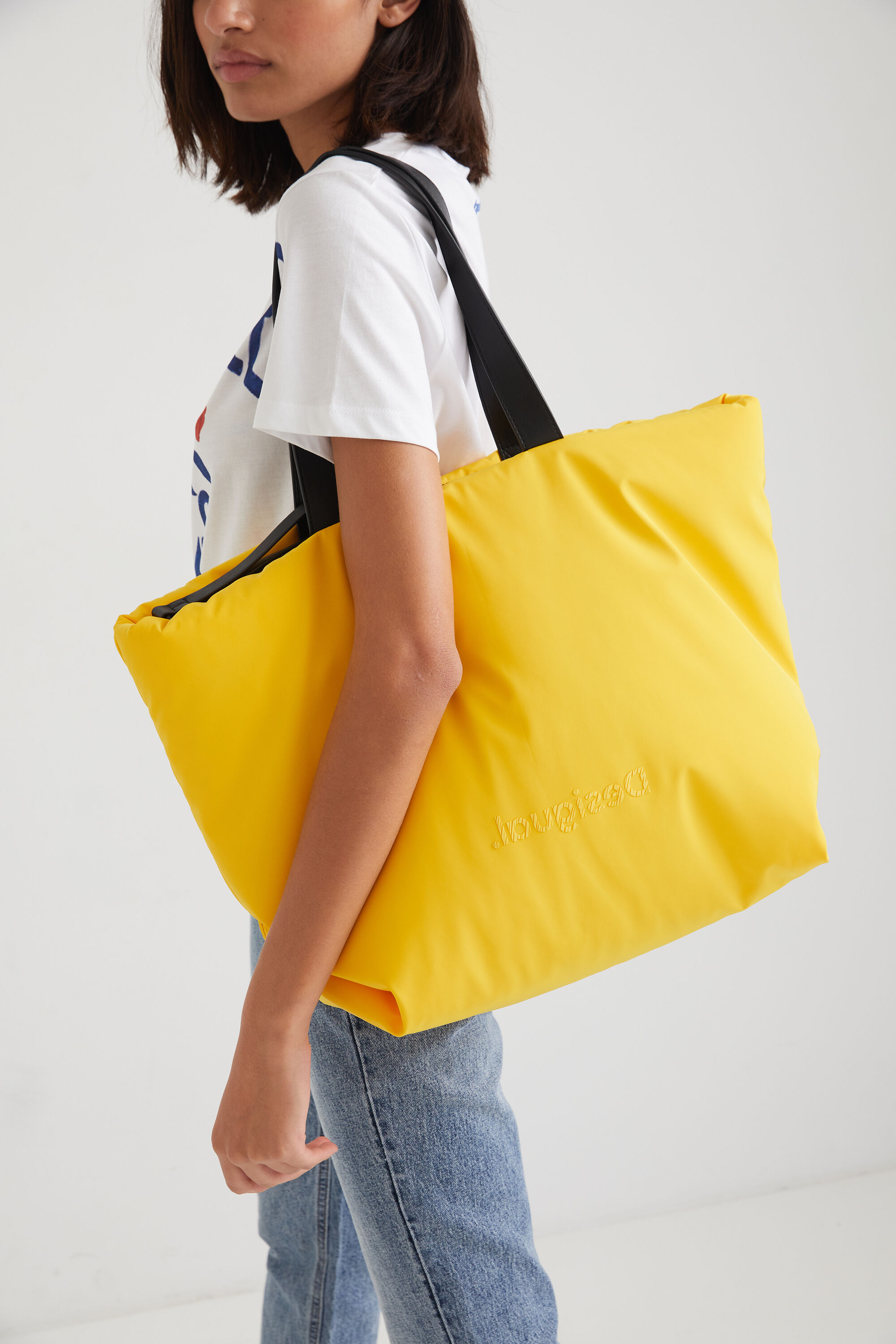 Bolso shopping bag cremallera