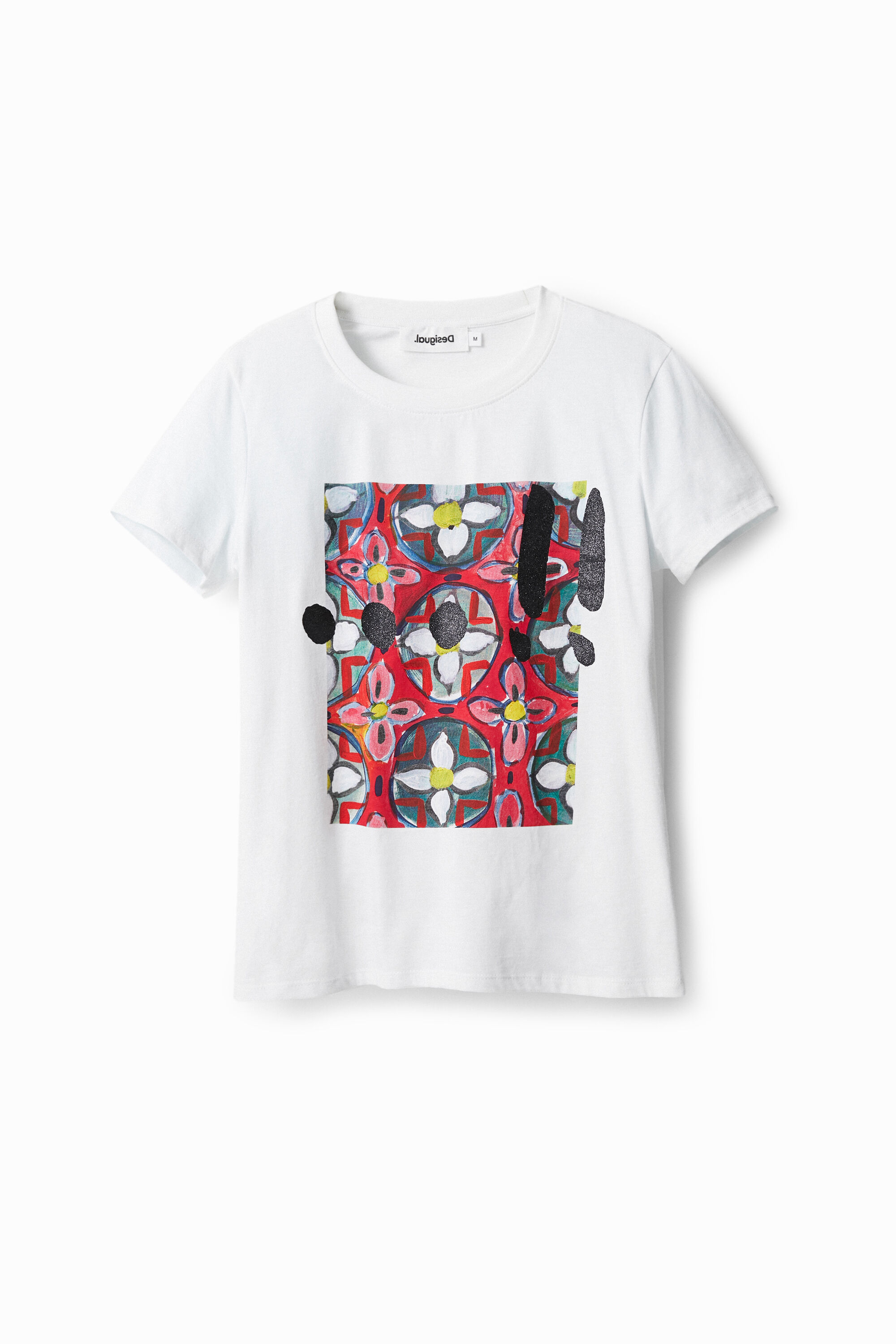 Camiseta arty floral