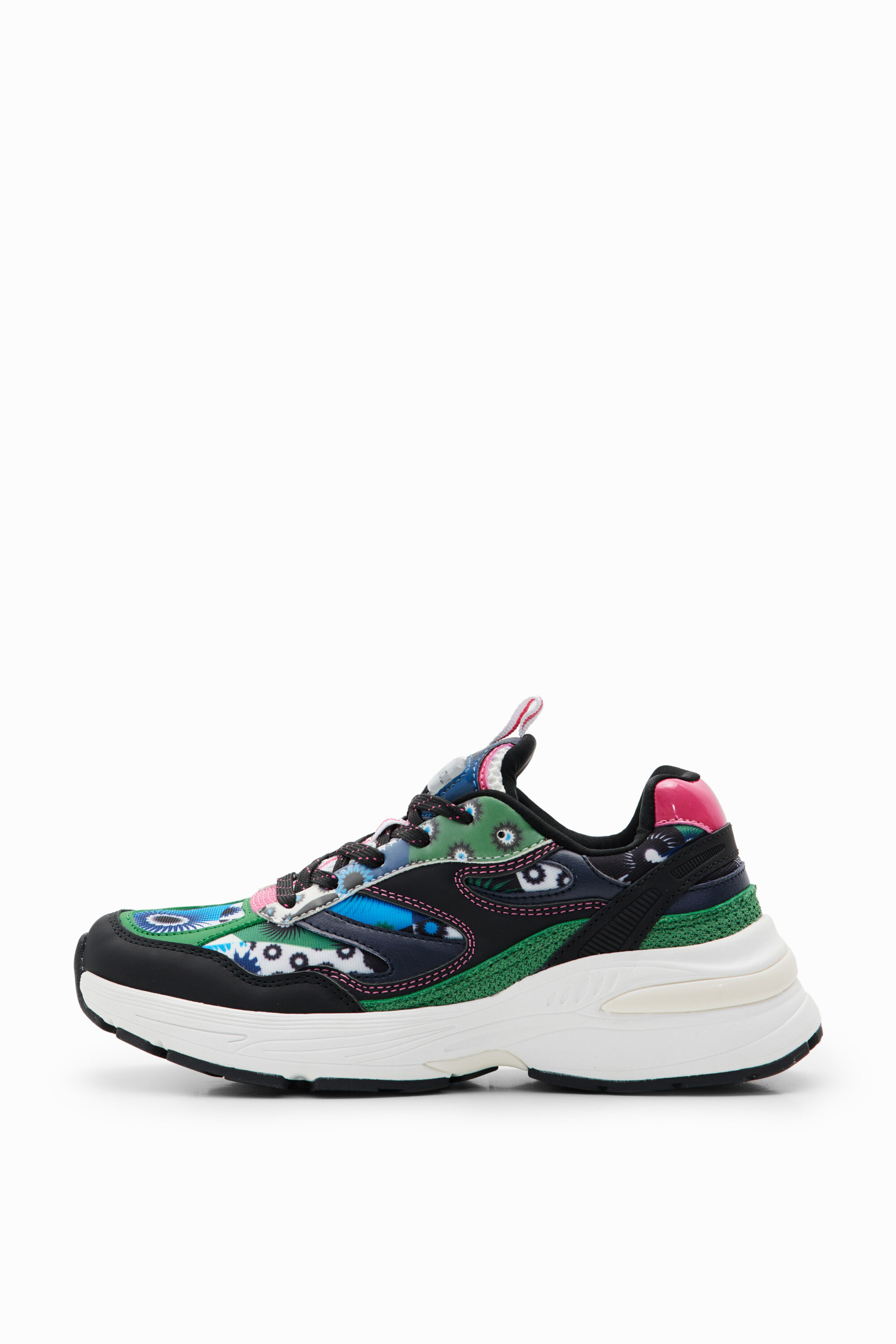 Sneakers runner motivos geom&eacute;tricos