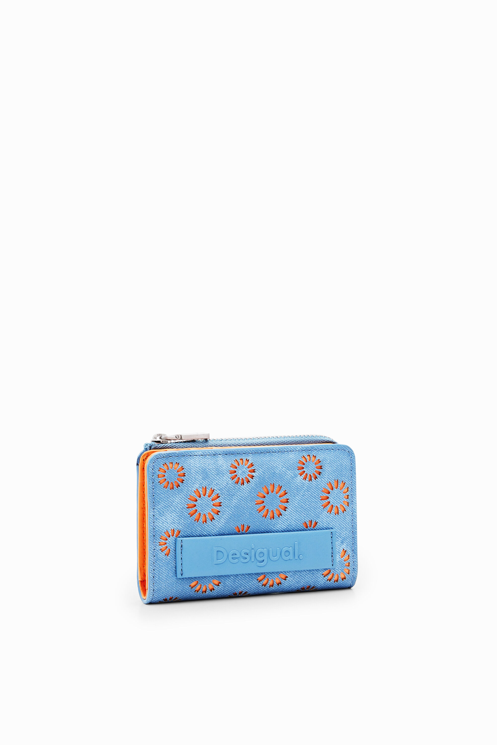 Cartera S troquelada flores