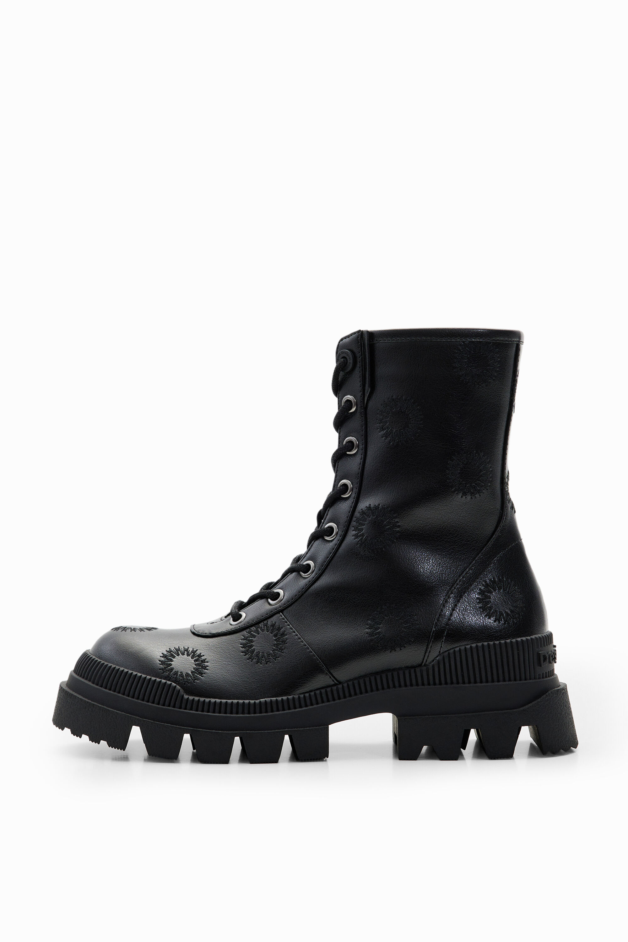 Botas track bordados