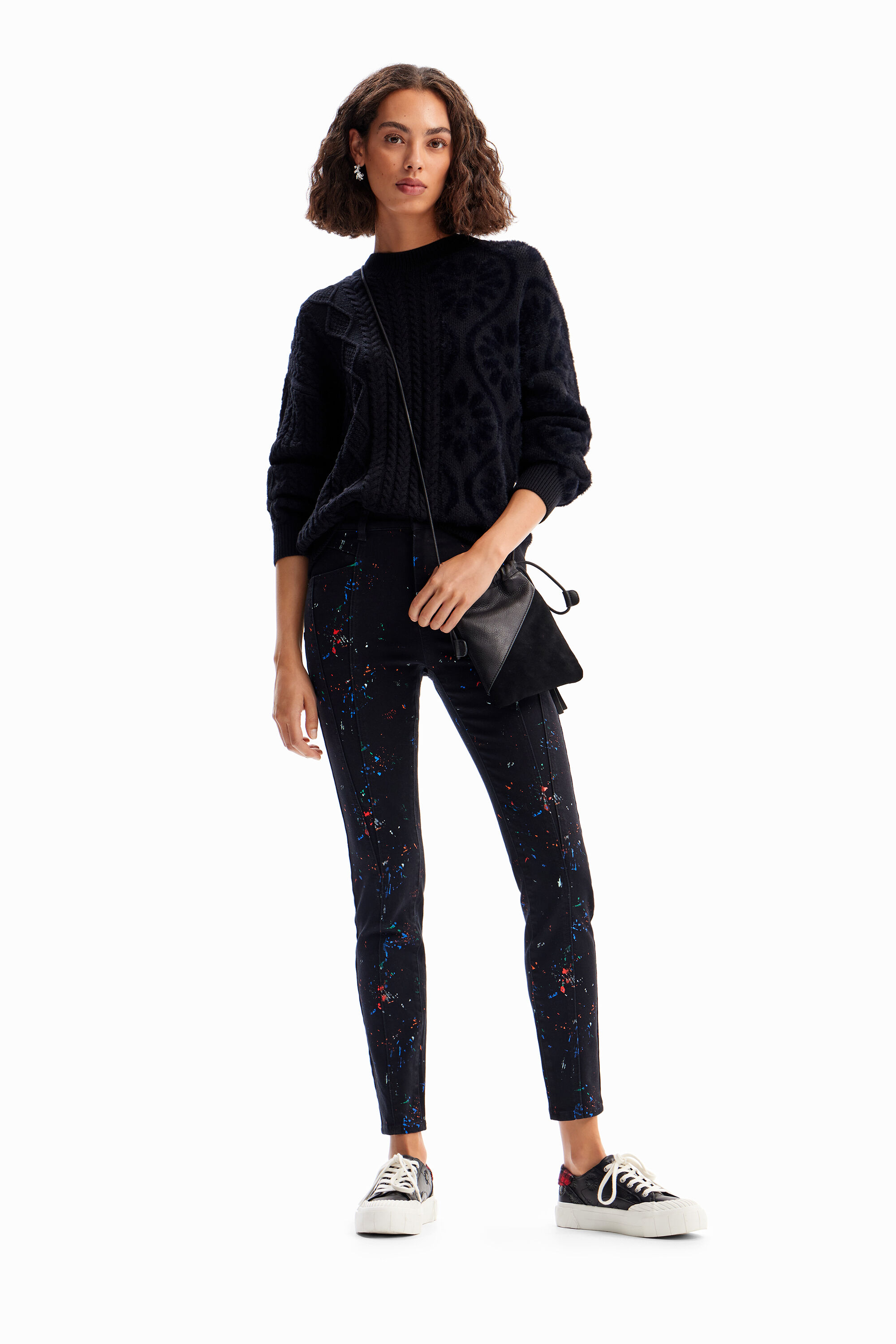 Vaqueros Skinny push-up pintura