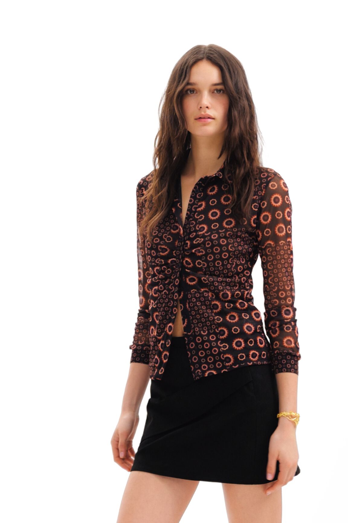 Camiseta fruncida patch