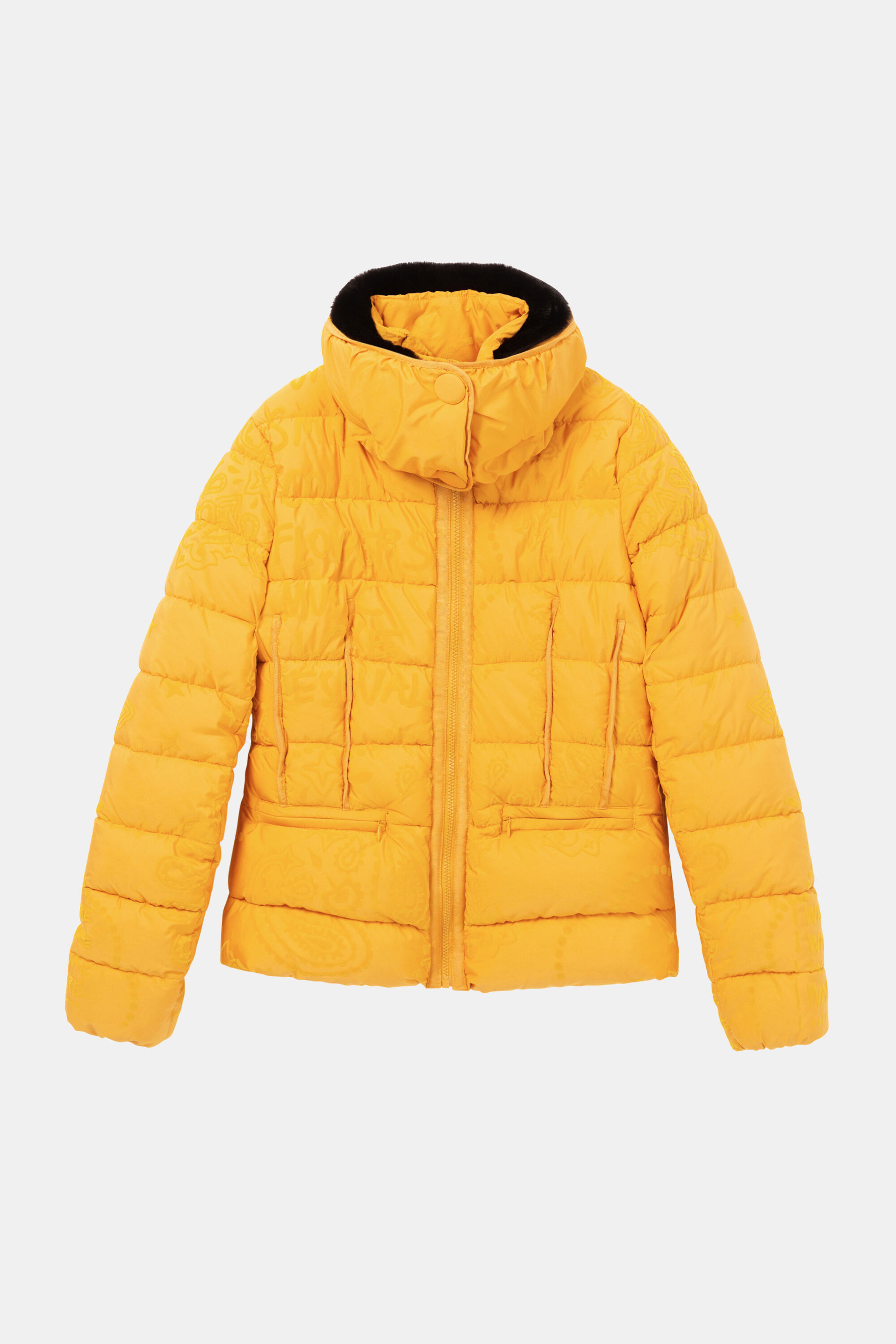 Chaqueta acolchada cuello tortuga