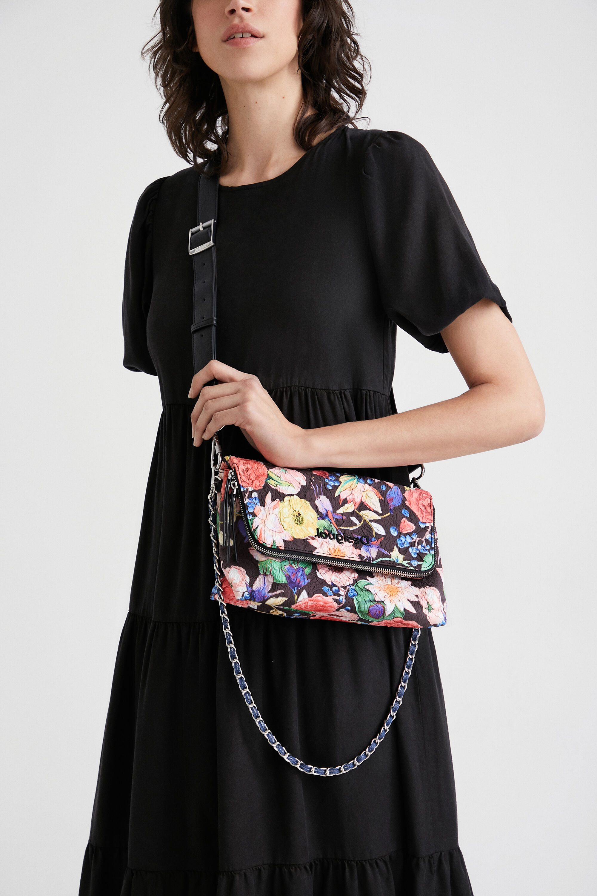 Bandolera floral cadena