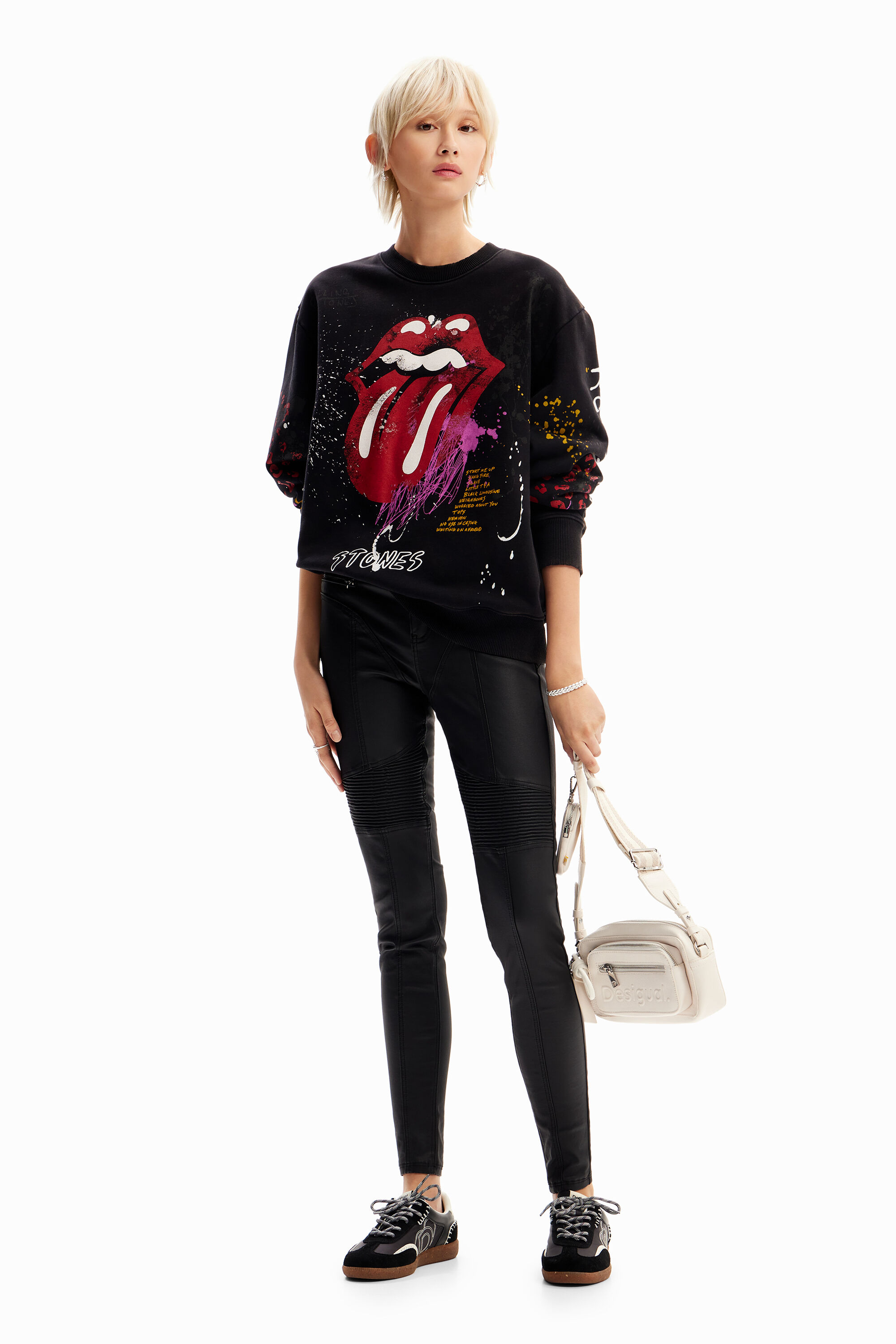 Sudadera splatter The Rolling Stones