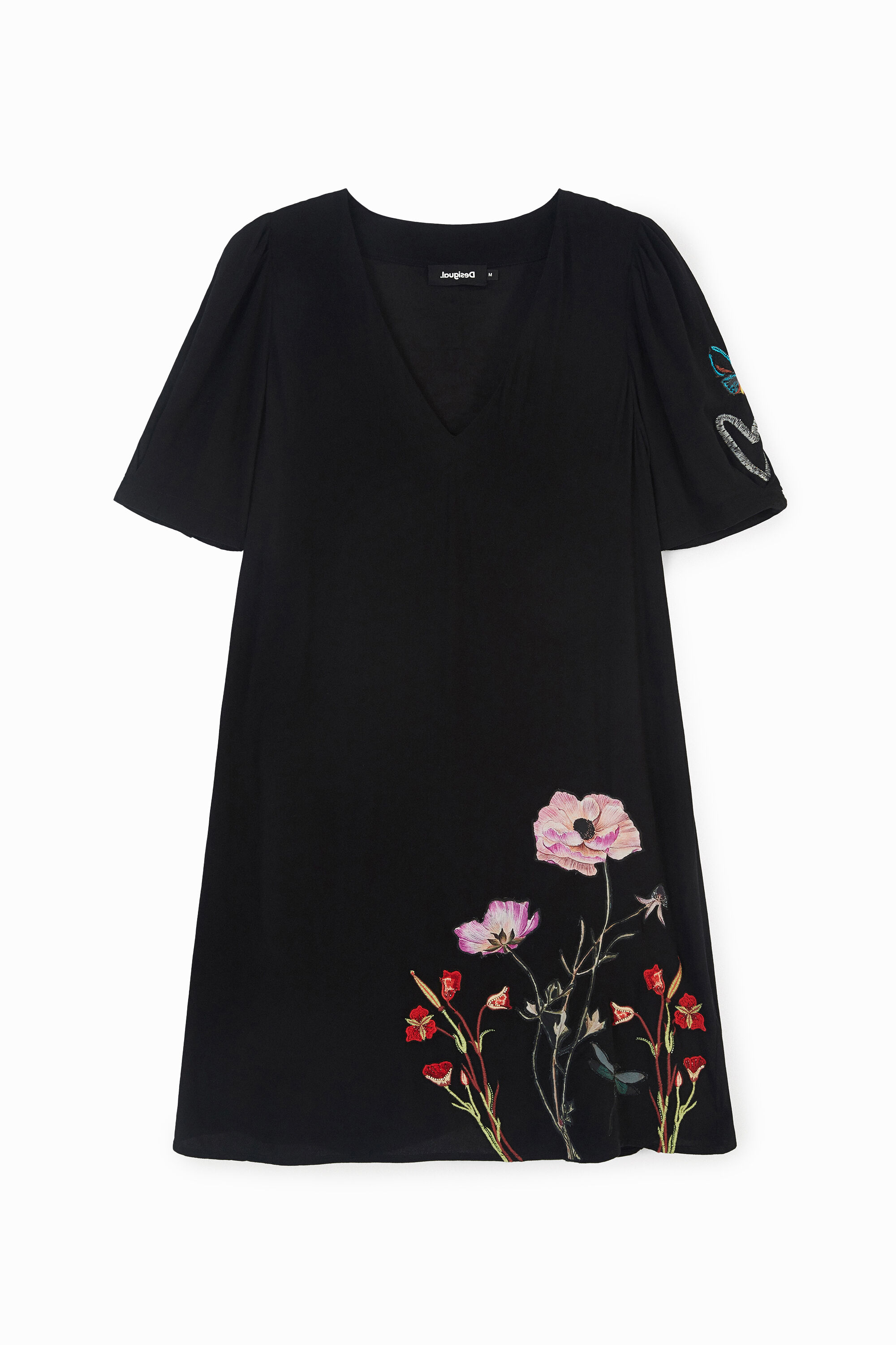 Vestido corto t&uacute;nica