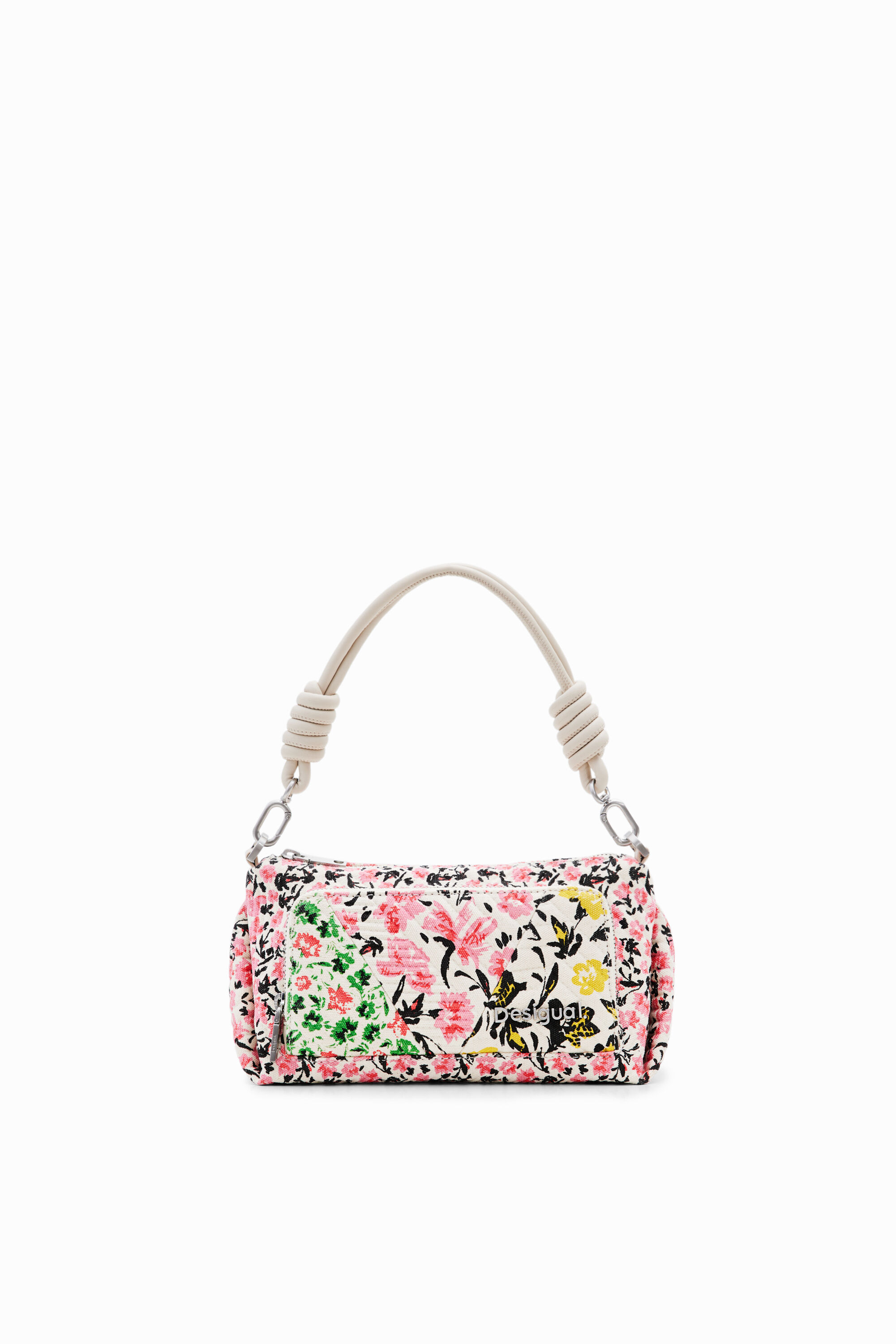 Bandolera S canvas flores
