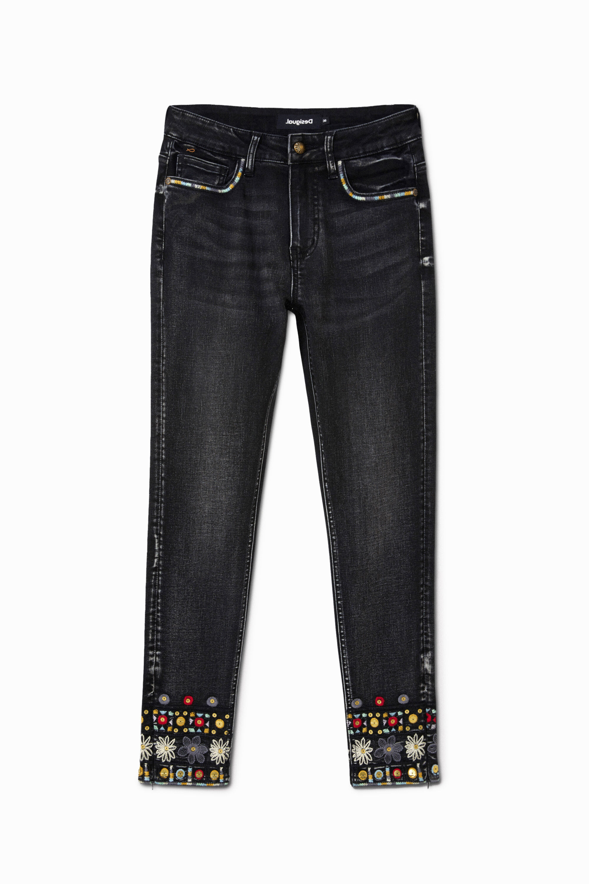 Pantal&oacute;n vaquero skinny tobillero